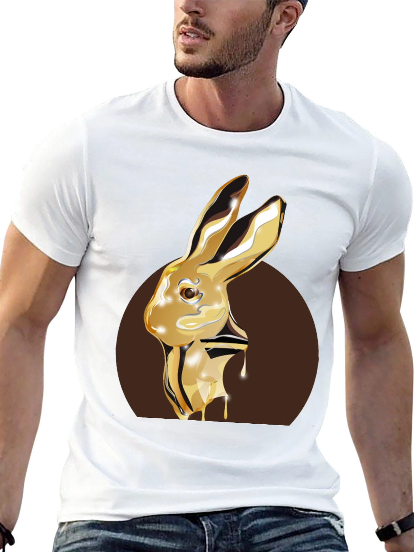 Black Golden Honey Bunny T-Shirt view 13