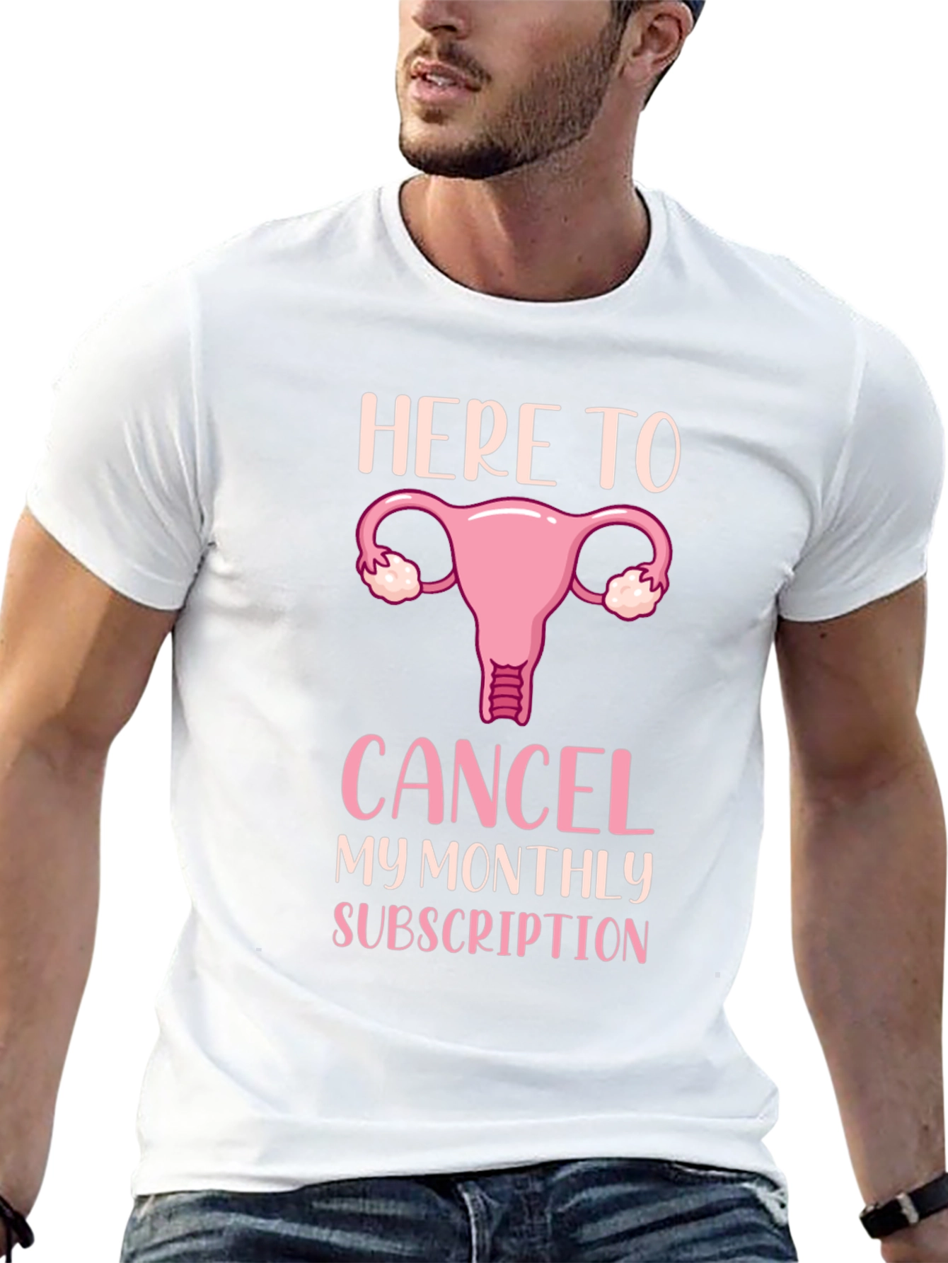 Black Here To Cancel Monthly Subscription T-Shirt view 13
