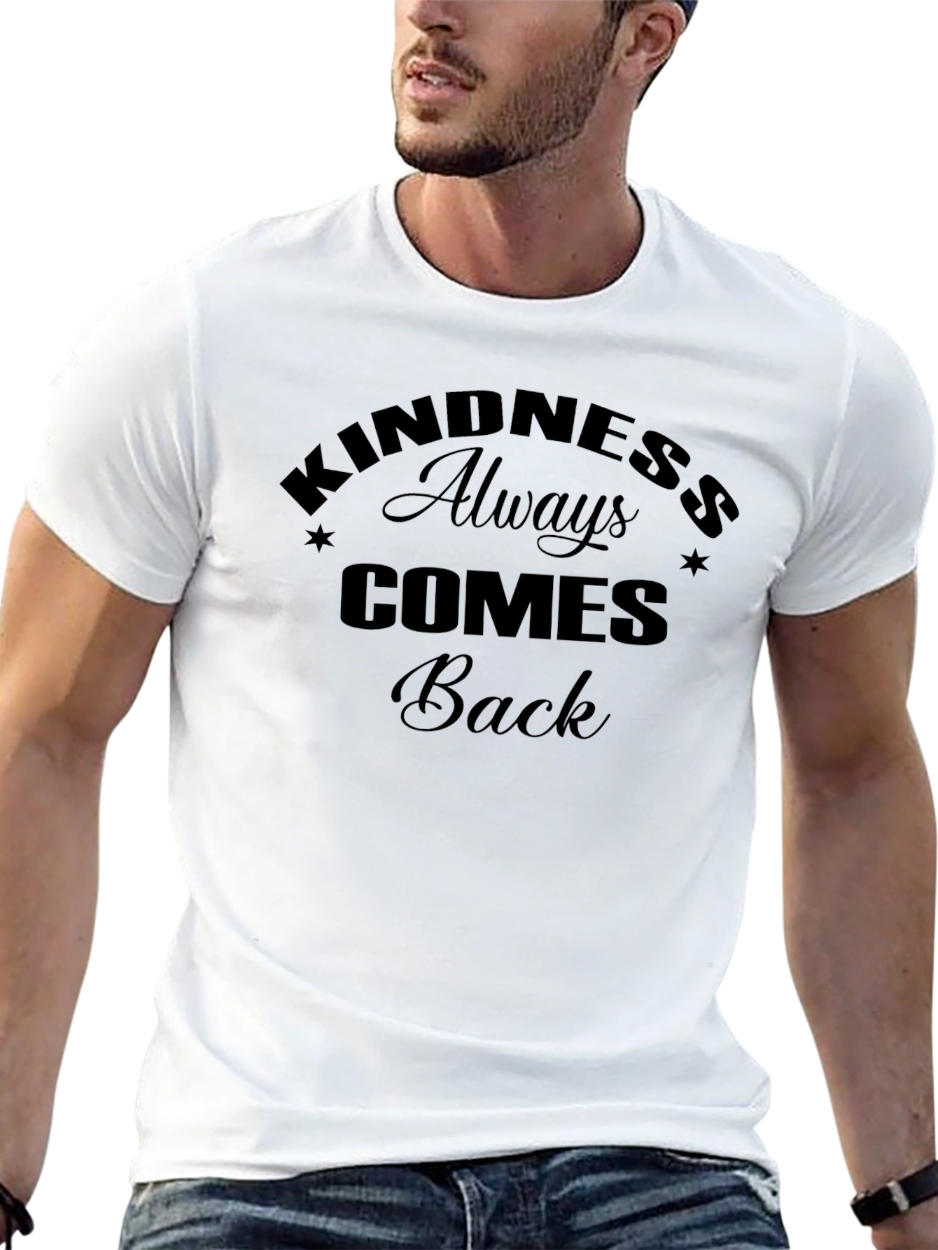 Kindness Always Comes Back Graphic Tee - 13