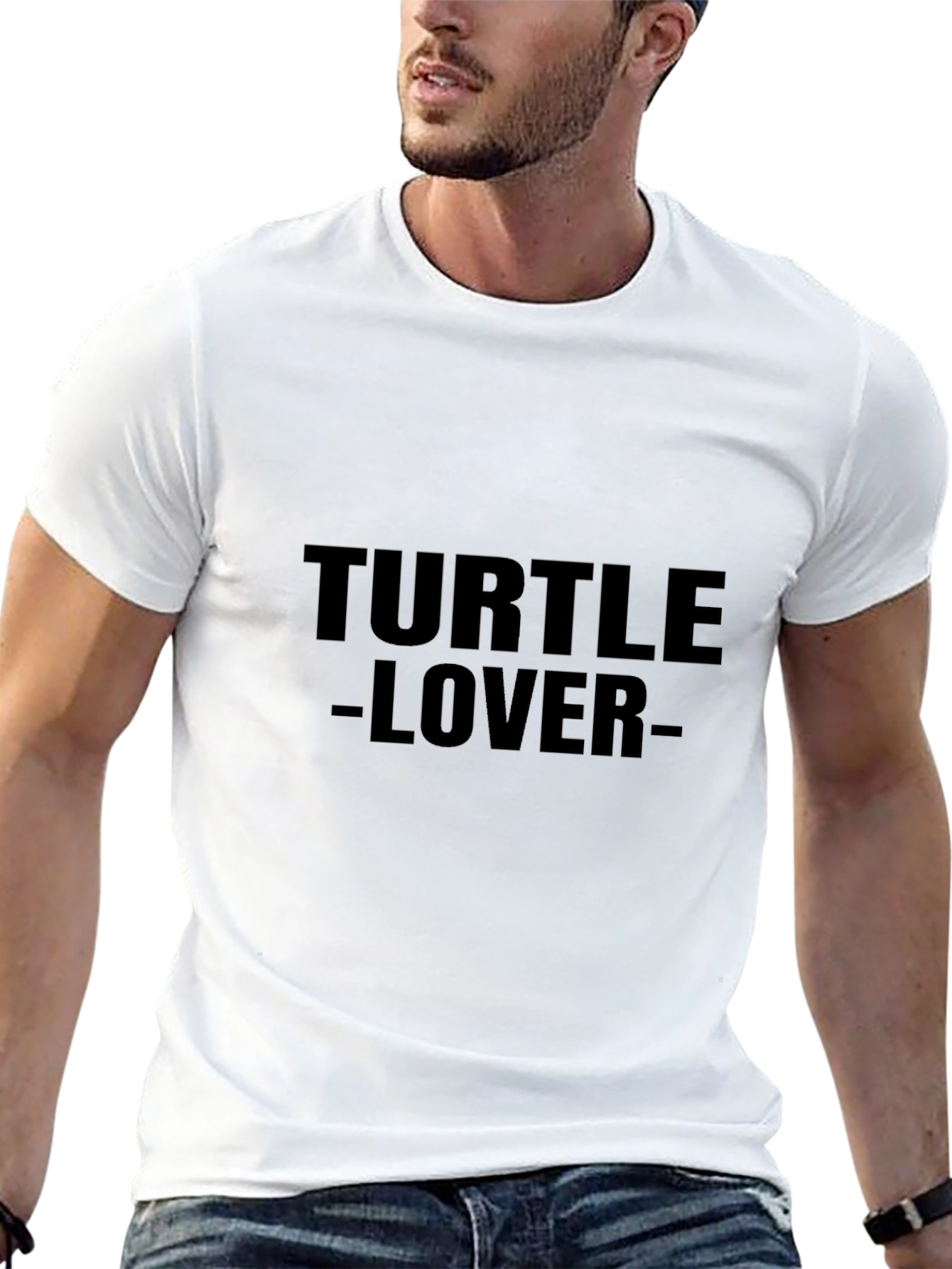 Black Turtle Lover Black T-Shirt view 13