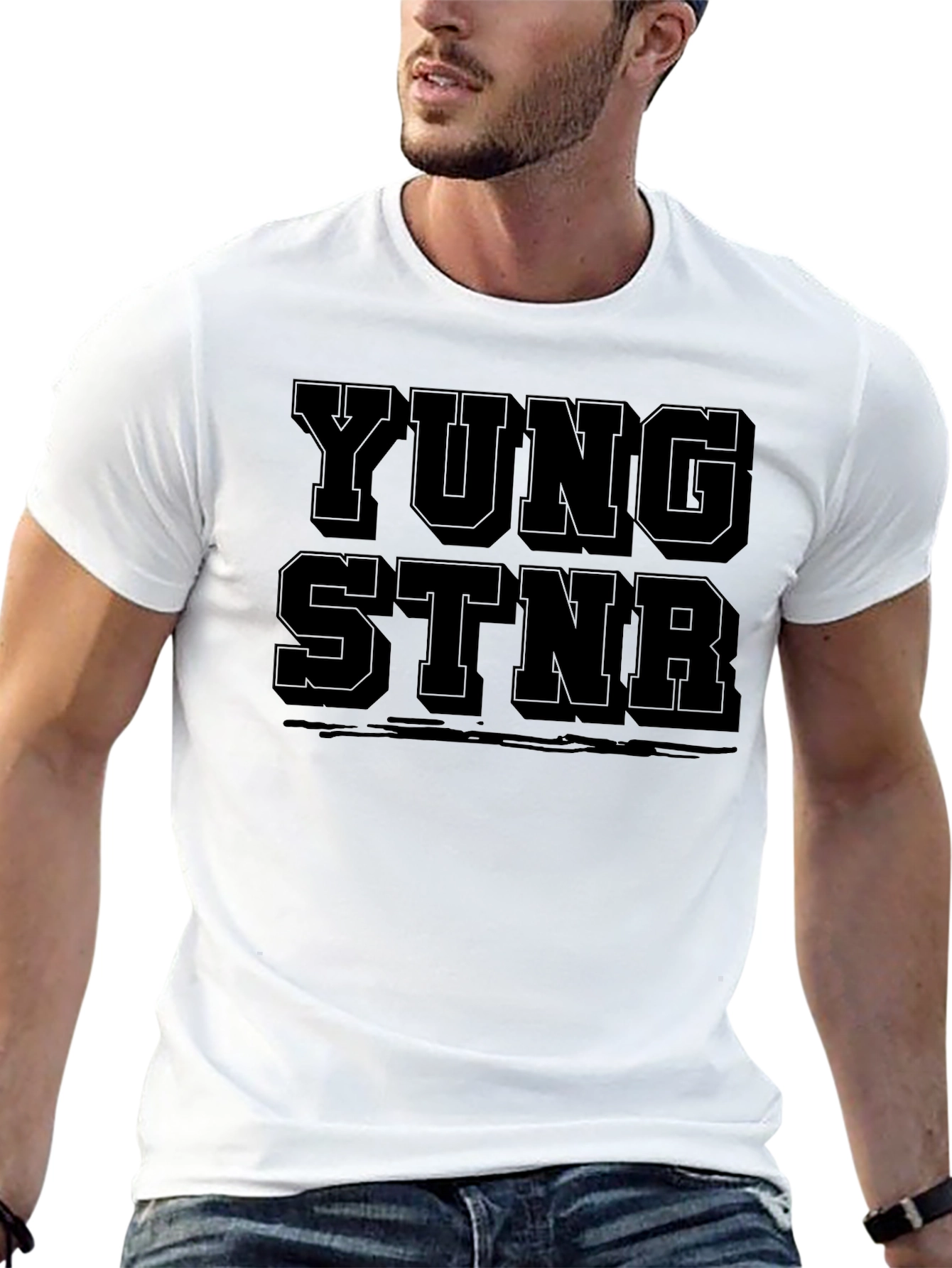 Black Yung Stnr Black Graphic Tee view 13