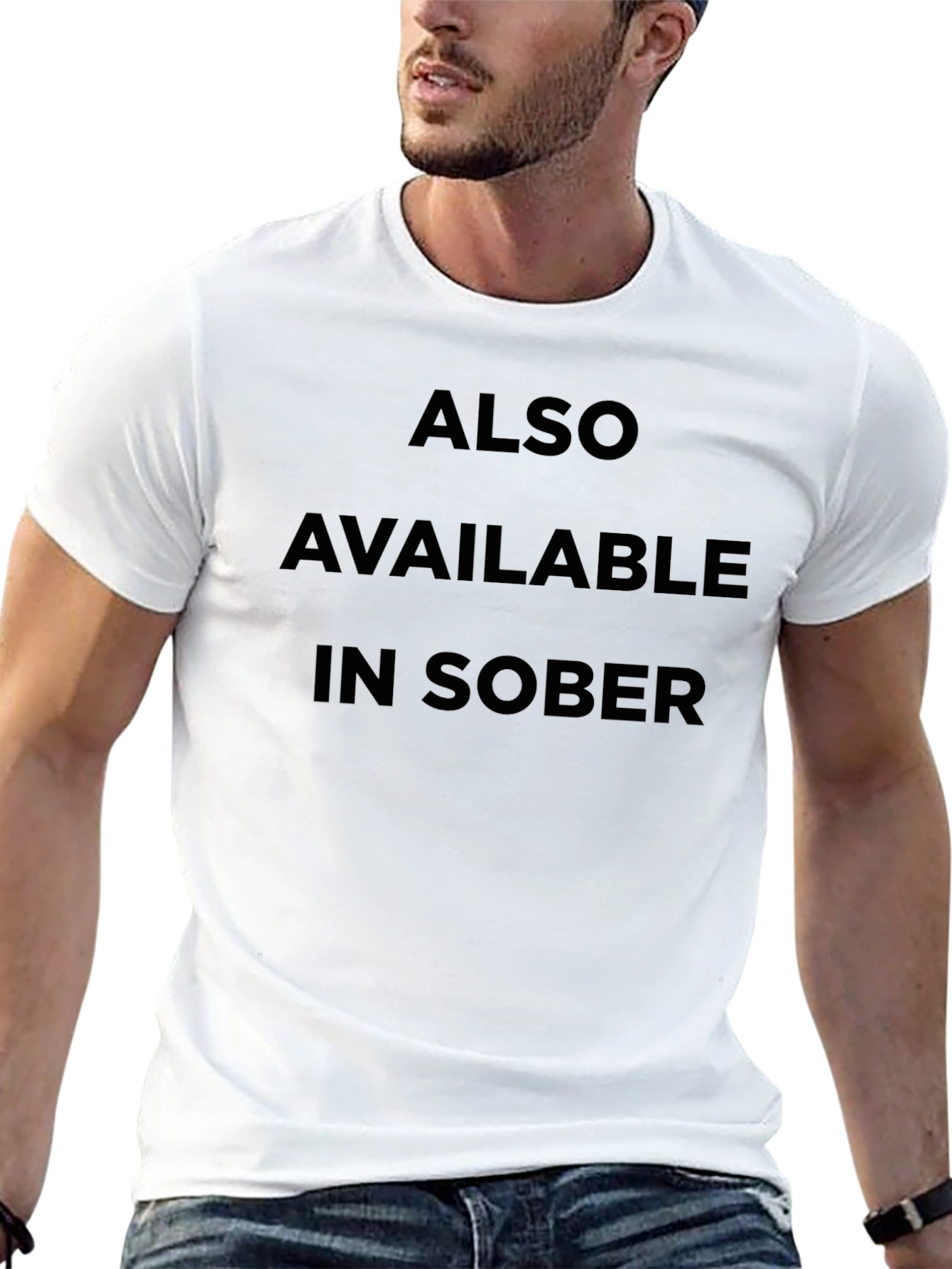Black Also Available in Sober Black T-Shirt view 13