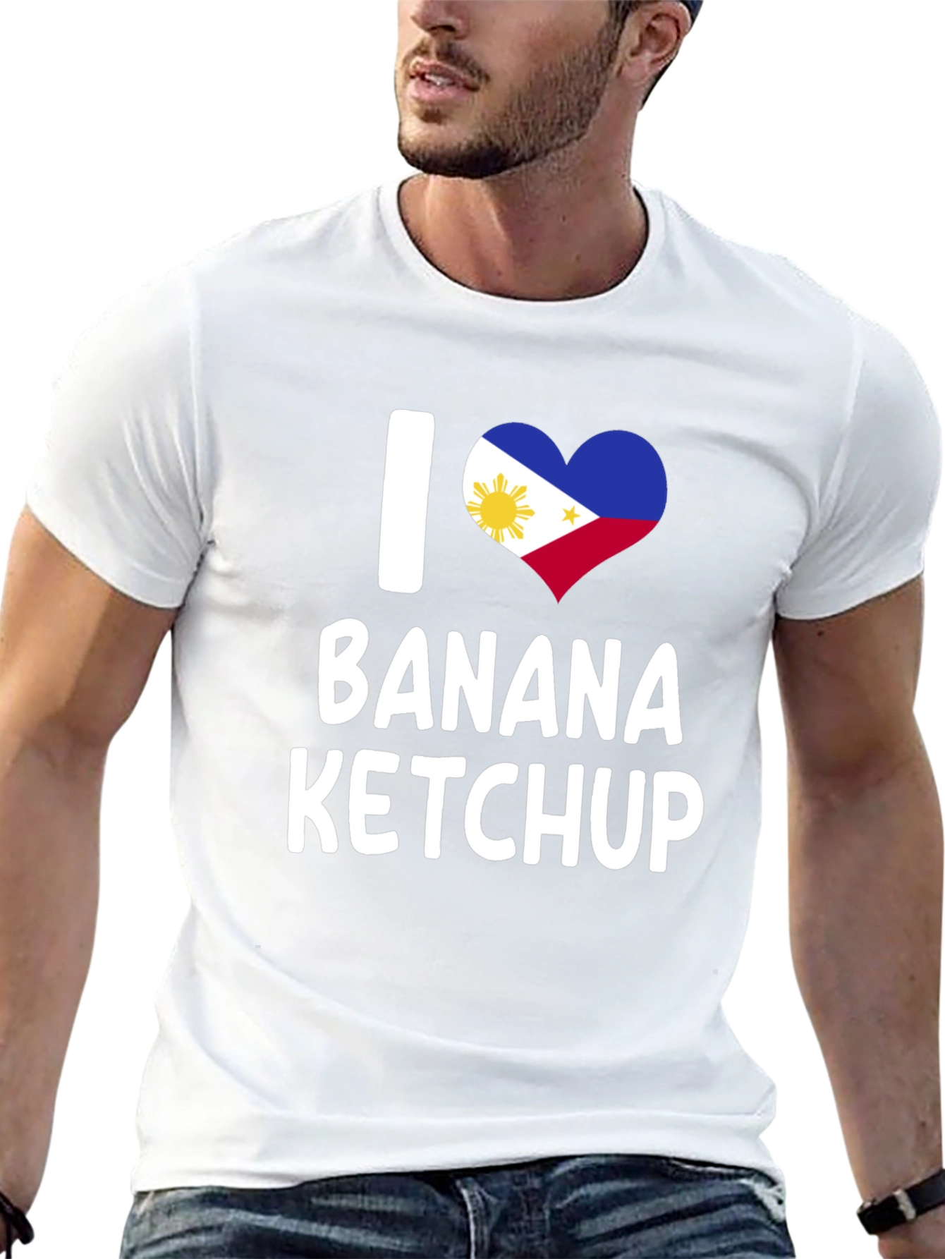 I Heart Banana Ketchup Tee - Novelty Graphic T-Shirt - 13
