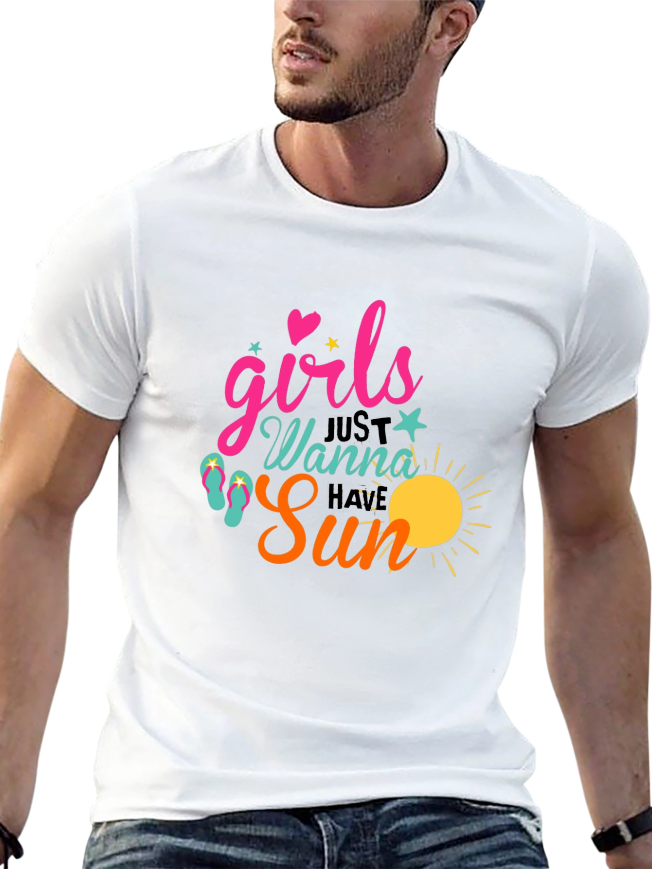 Black Girls Wanna Have Sun Graphic T-Shirt view 13
