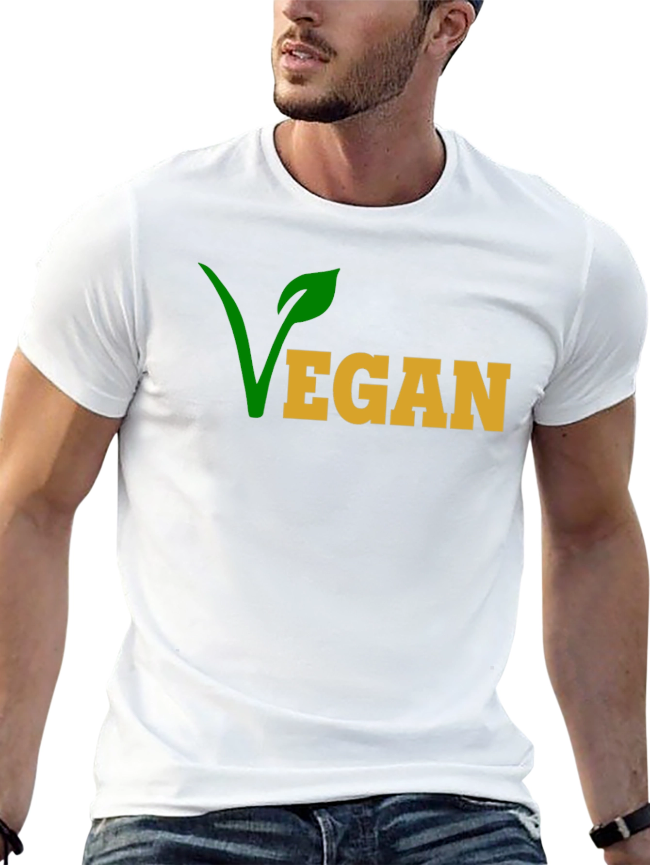 Black Vegan T-Shirt - Stylish & Sustainable view 13