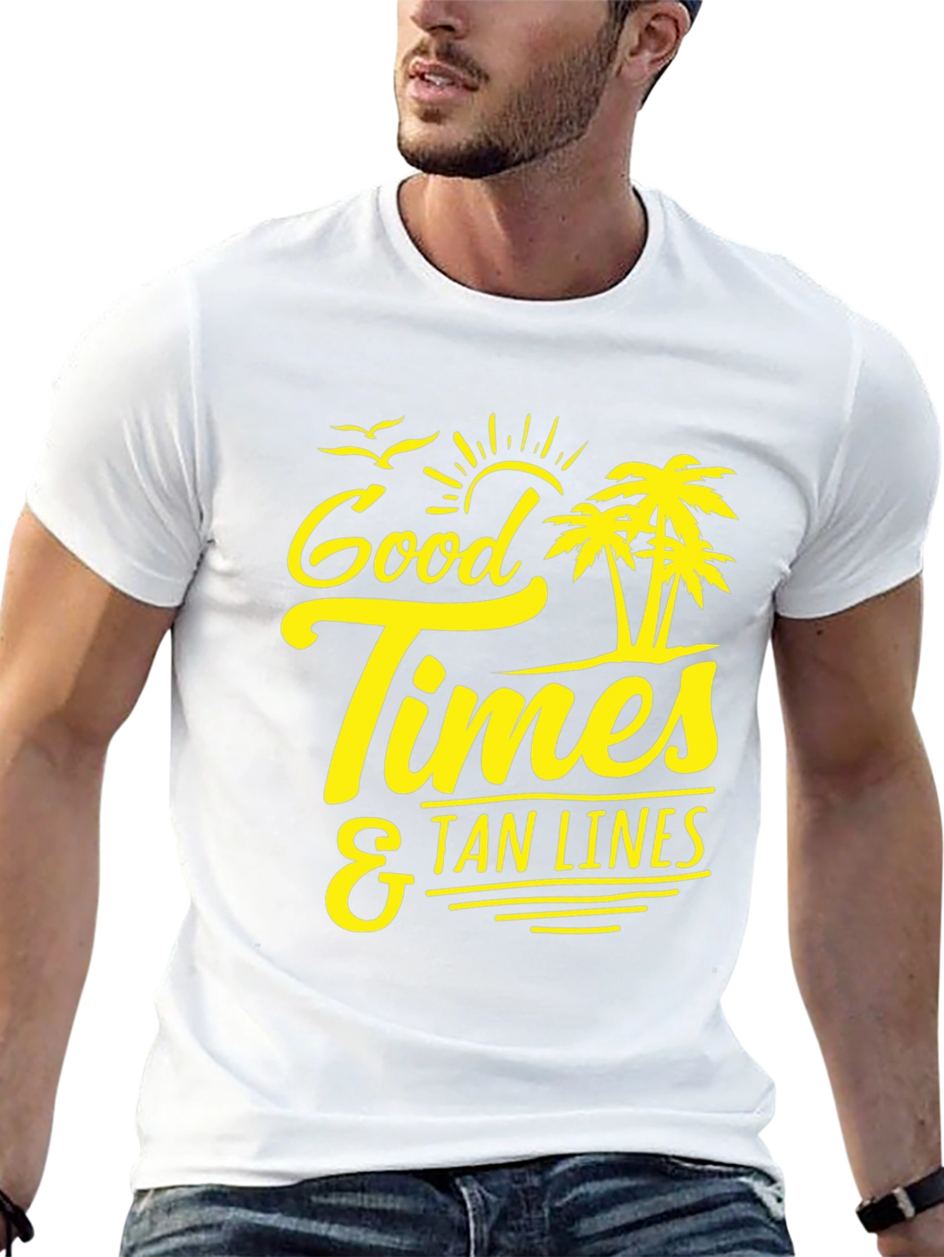 Black Good Times & Tan Lines T-Shirt view 13