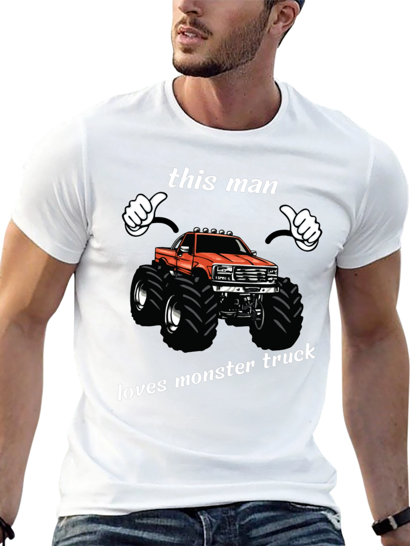 Black Monster Truck Lover T-Shirt view 13
