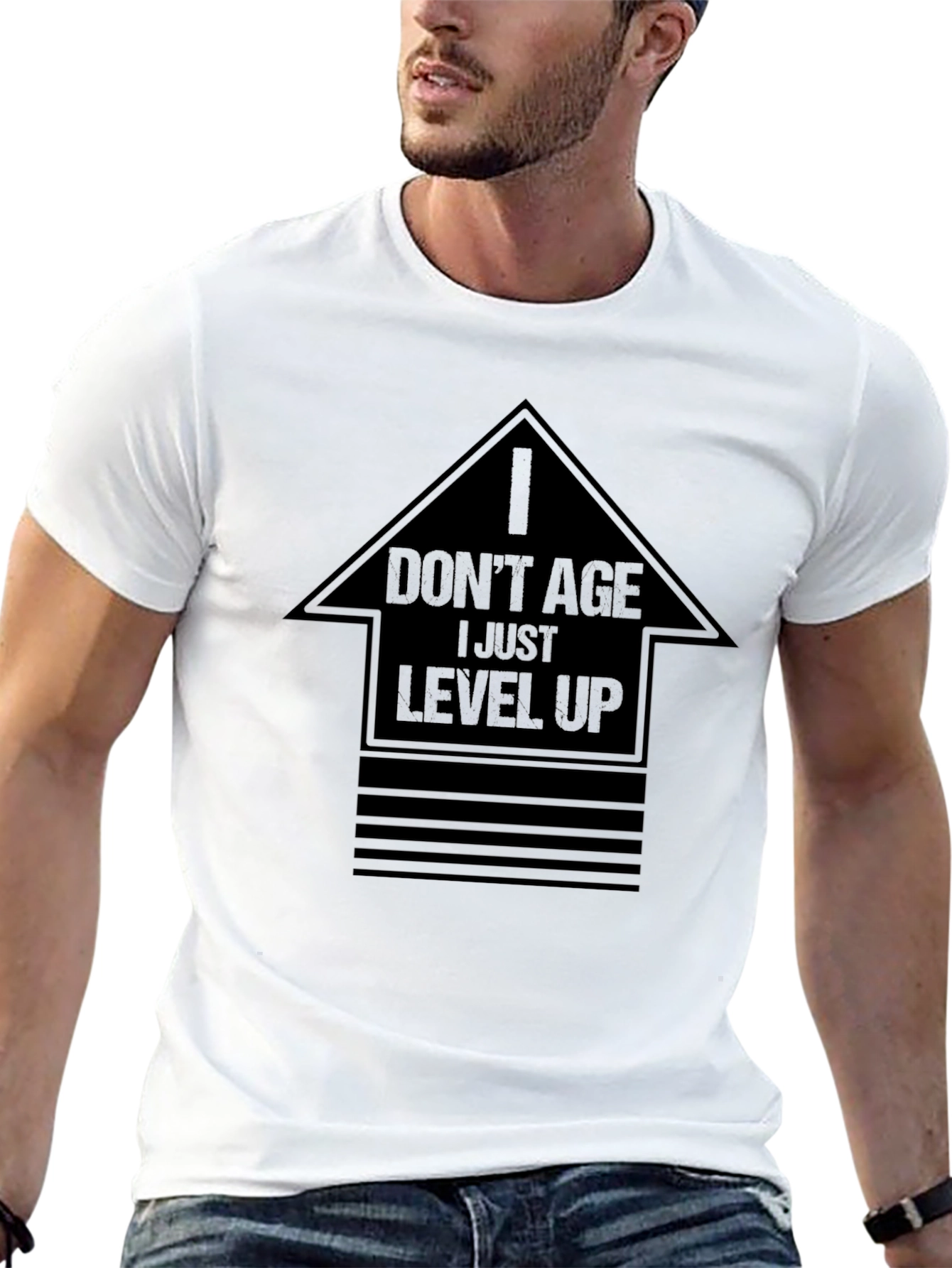 Black Level Up Graphic Tee - Gamer Style Shirt view 13