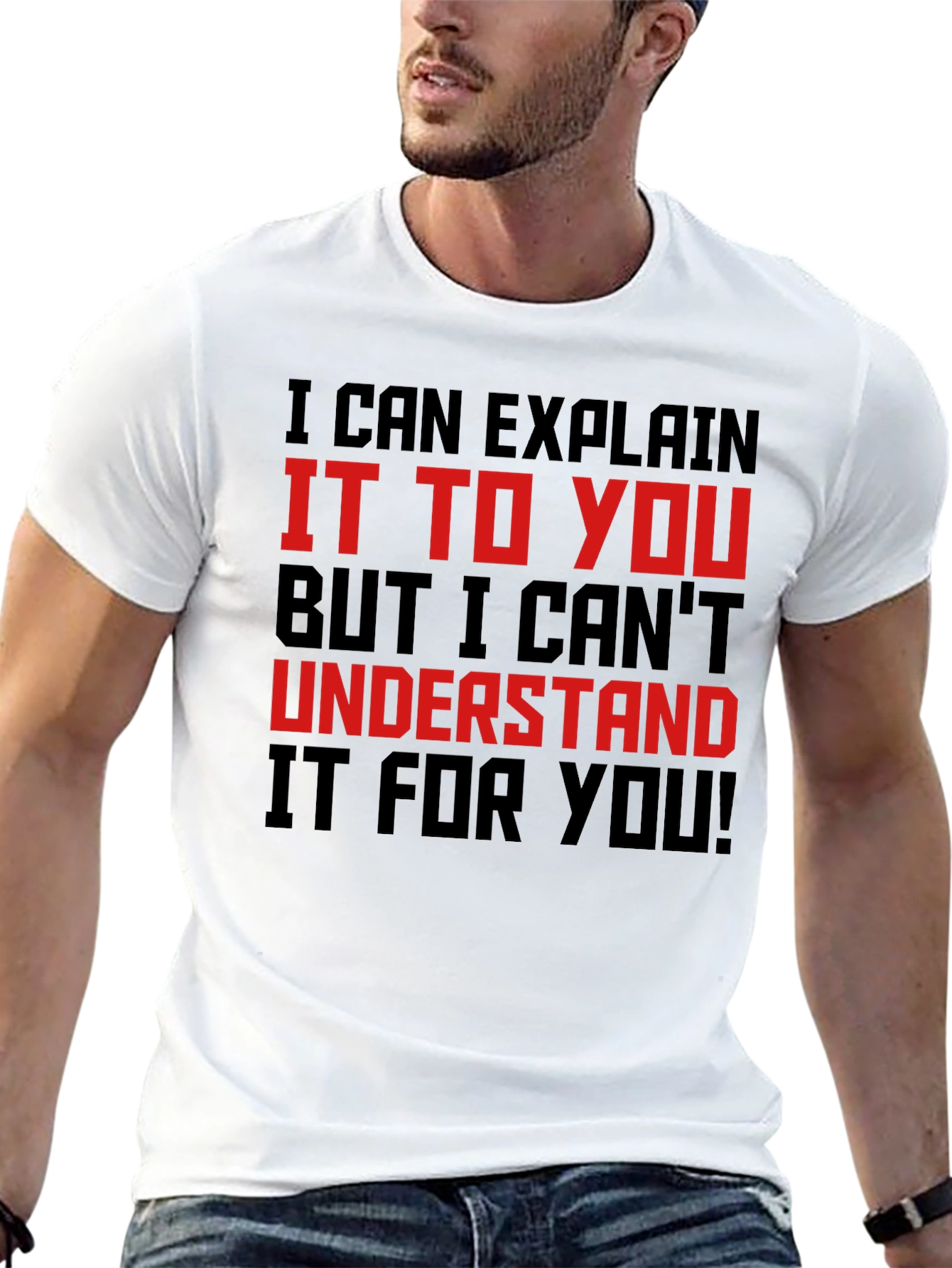 Black Funny Sarcastic Graphic T-Shirt view 13