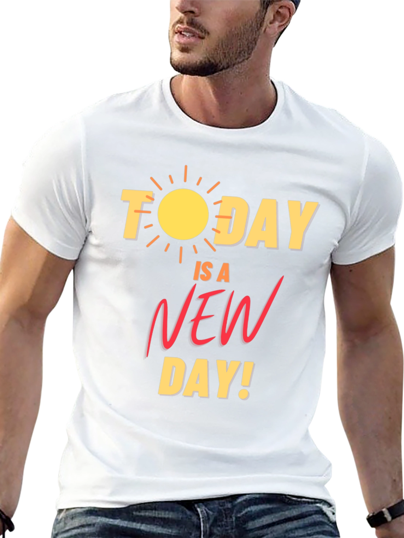 Black Today is a New Day Graphic T-Shirt view 13