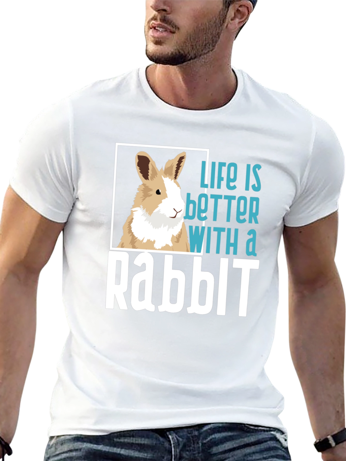 Black Life is Better with a Rabbit T-Shirt view 13