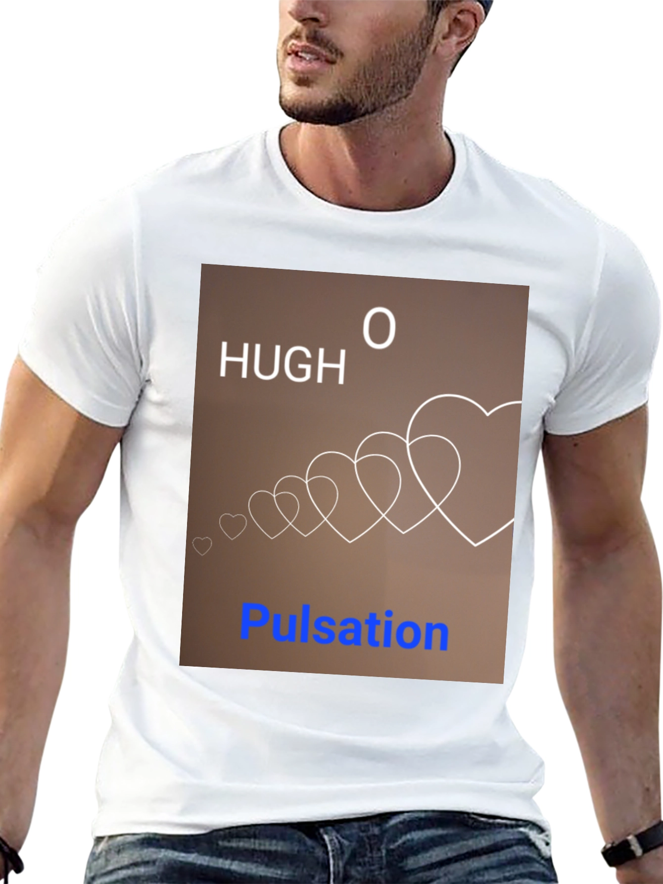 Black Hugh O Pulsation Graphic T-Shirt view 13