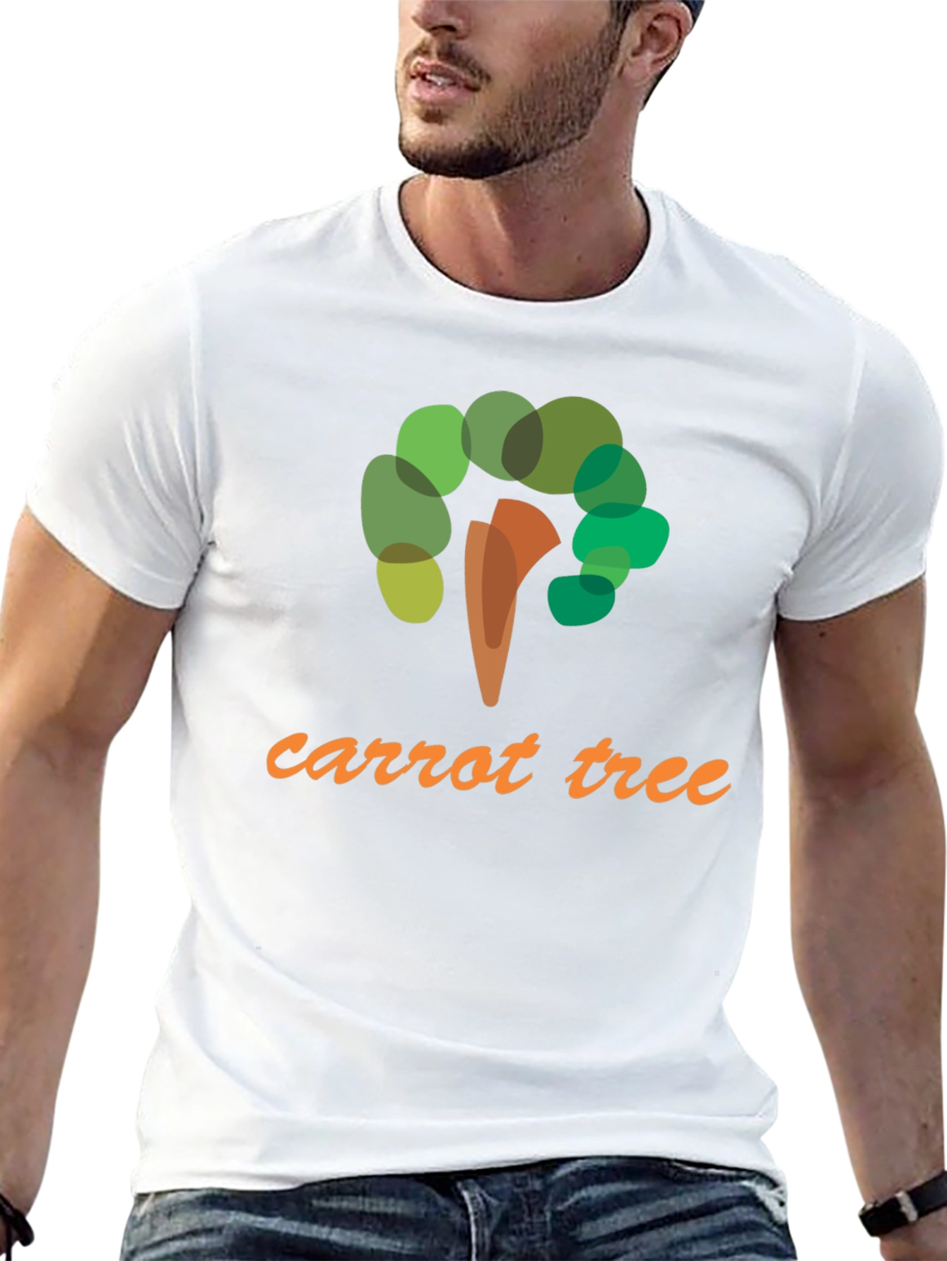 Black Carrot Tree Graphic Tee - Unique Design, Comfortable Fit view 13