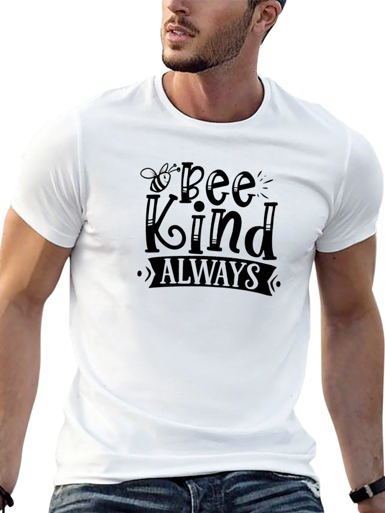 Black Bee Kind Always Graphic Tee view 13