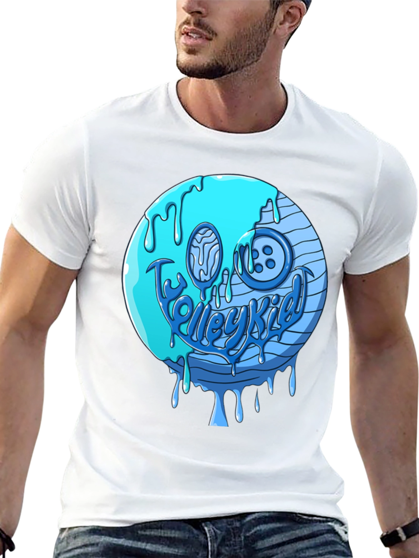 Black Trendy Volleykid Graphic Black T-Shirt view 13