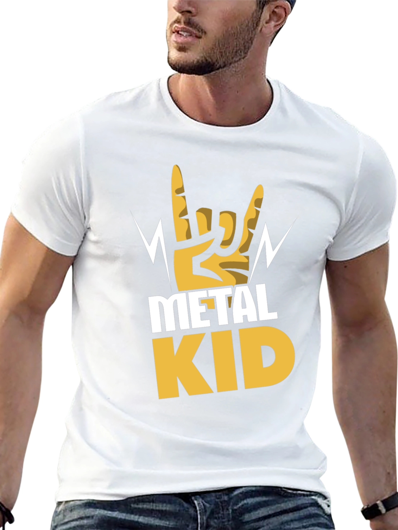 Black Metal Kid Graphic Tee - Rock On Style view 13