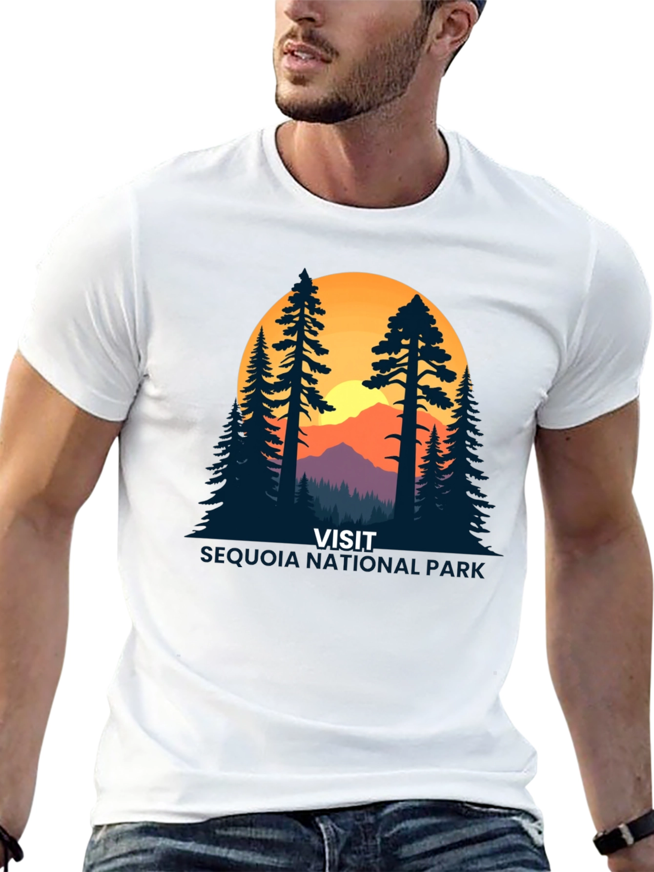 Black Sequoia National Park Graphic Tee view 13