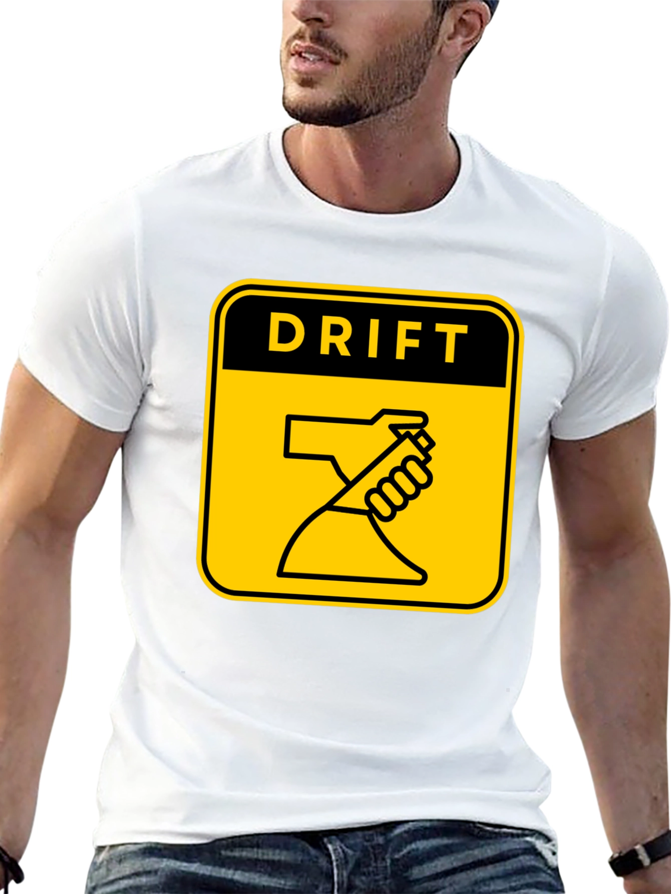 Black Drift Handbrake T-Shirt - Black view 13