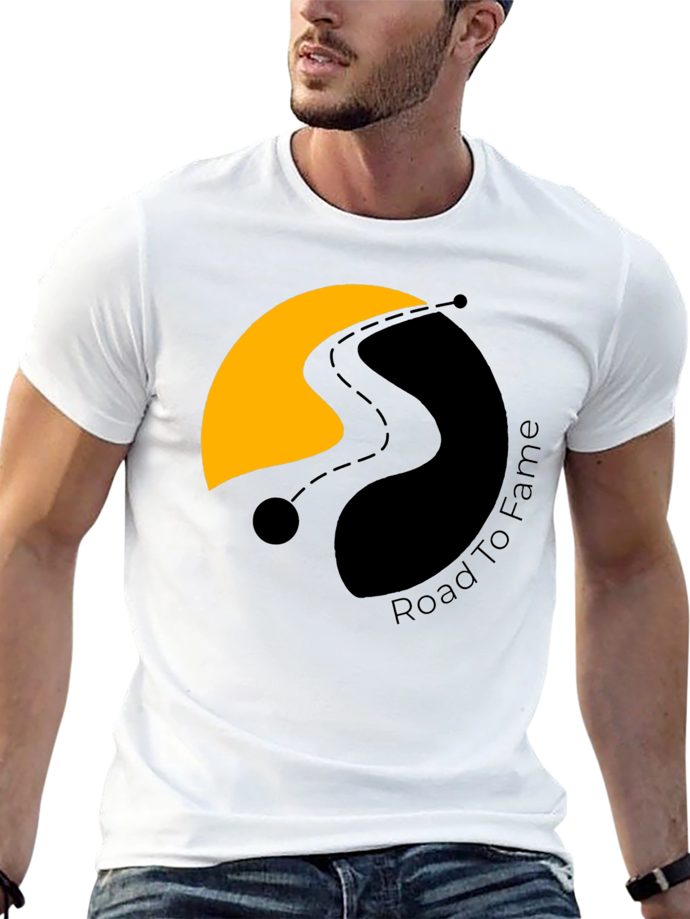 Black Road To Fame Black T-Shirt view 13