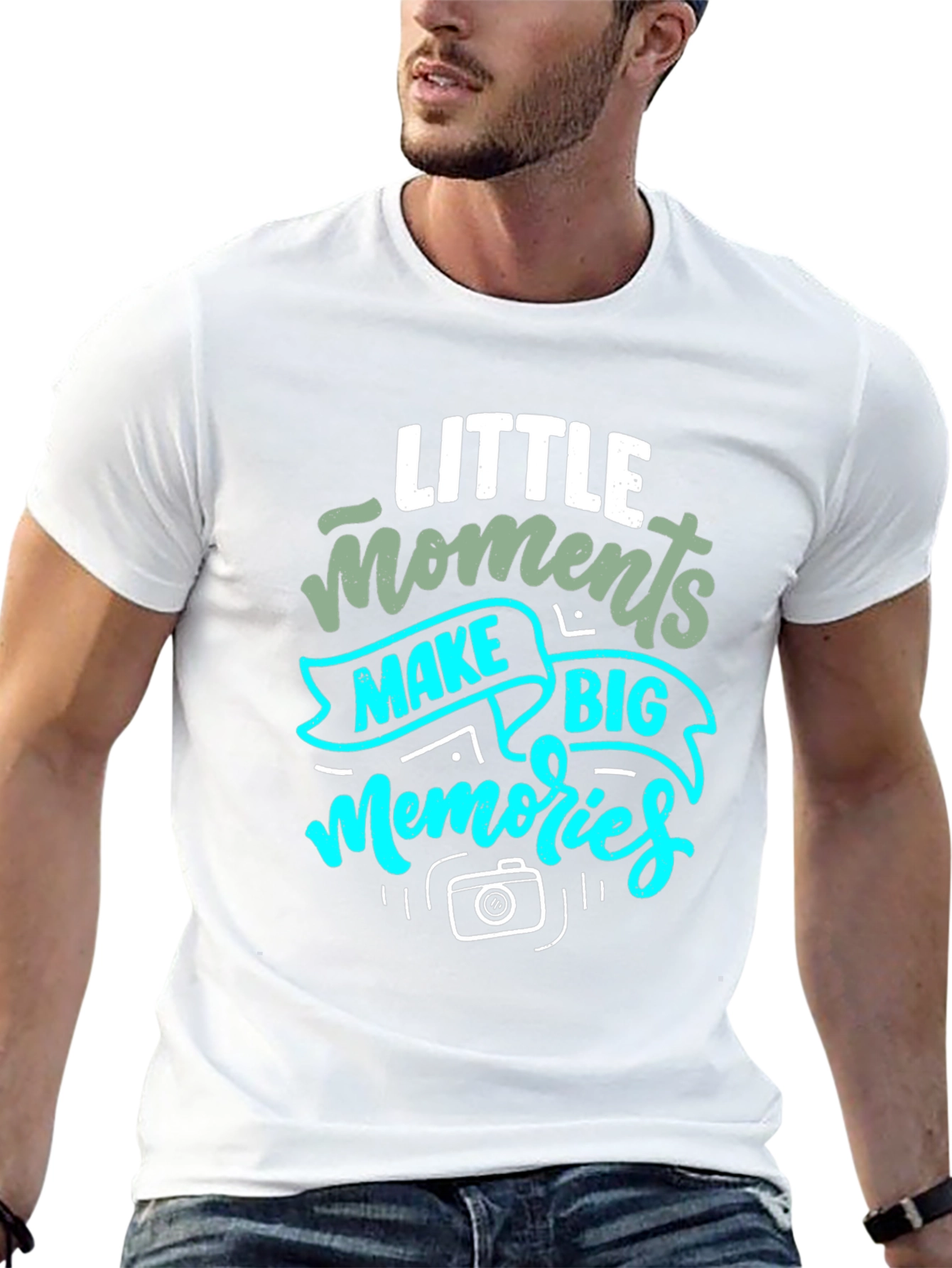 Black Little Moments Big Memories Graphic Tee view 13