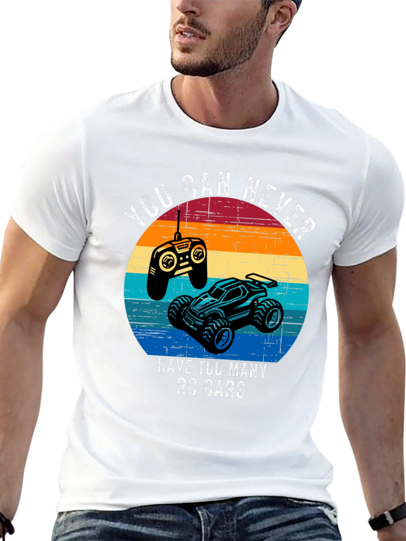Black RC Cars T-Shirt - Never Too Many RC Cars view 13