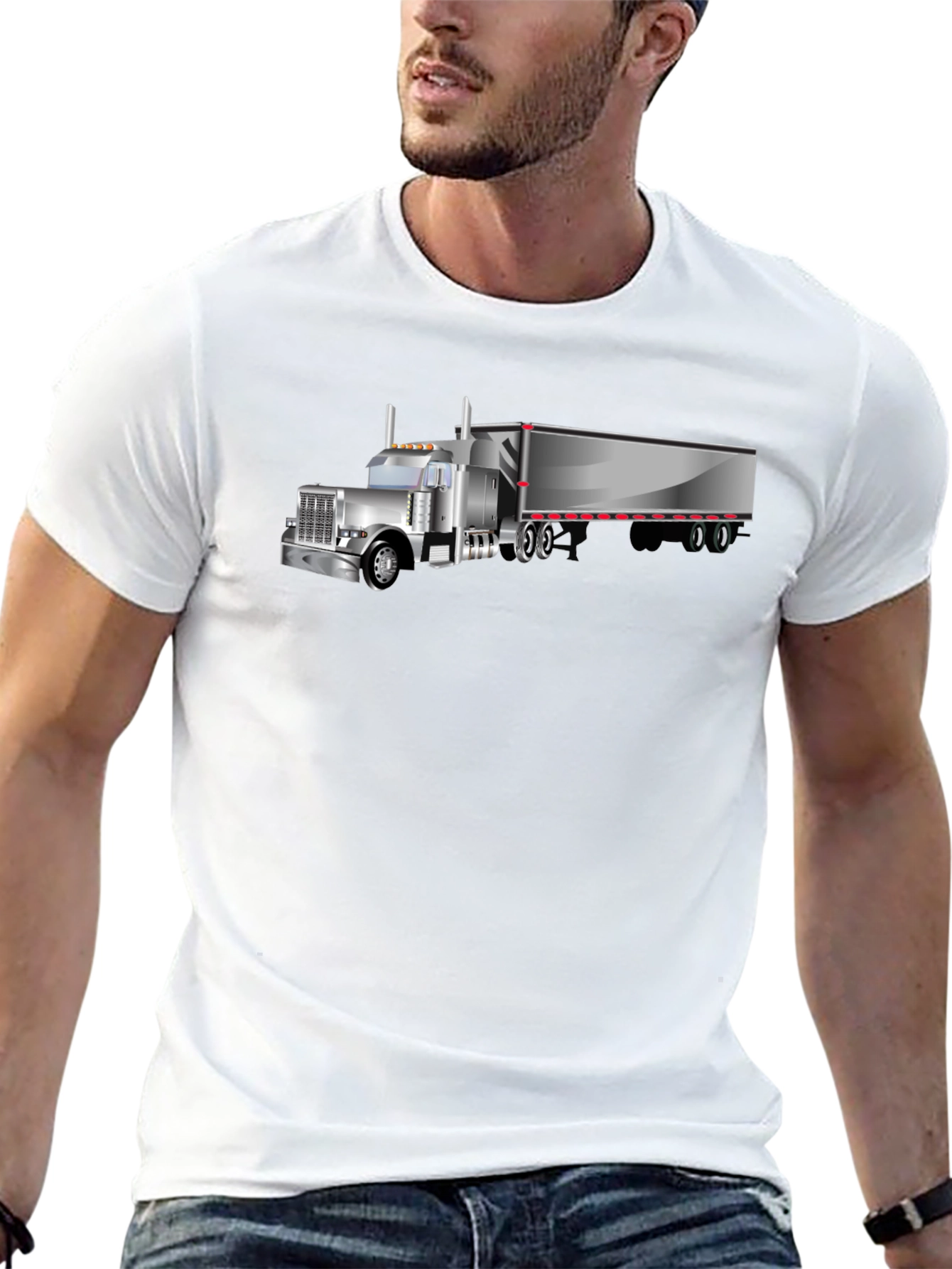 Black Truck Graphic T-Shirt view 13