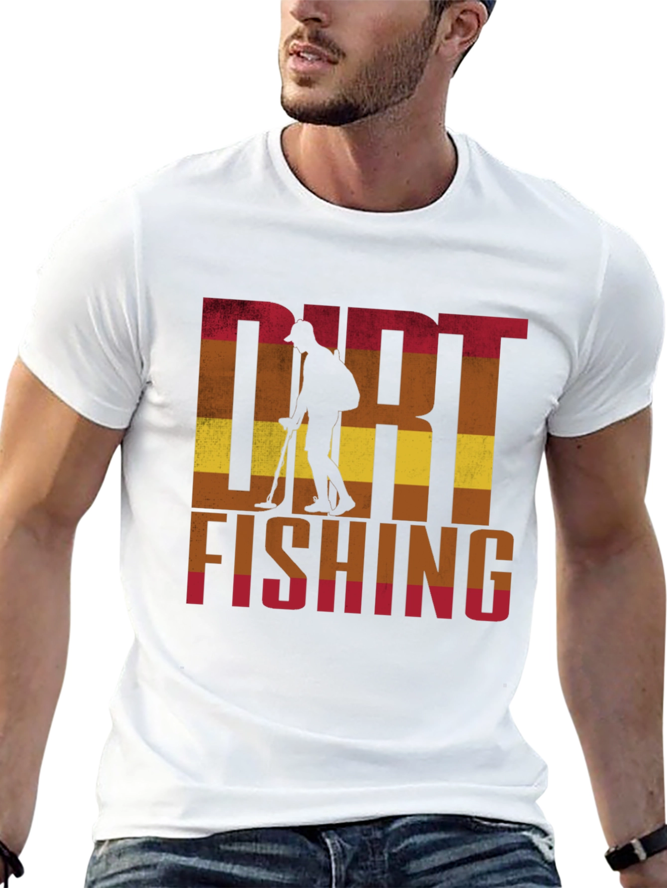 Dirt Fishing T-Shirt: Metal Detecting Hobby Tee - 13