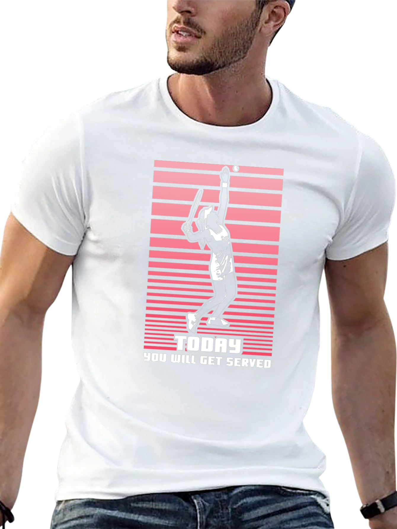 Tennis Serve T-Shirt: Today You Will Get Served - 13