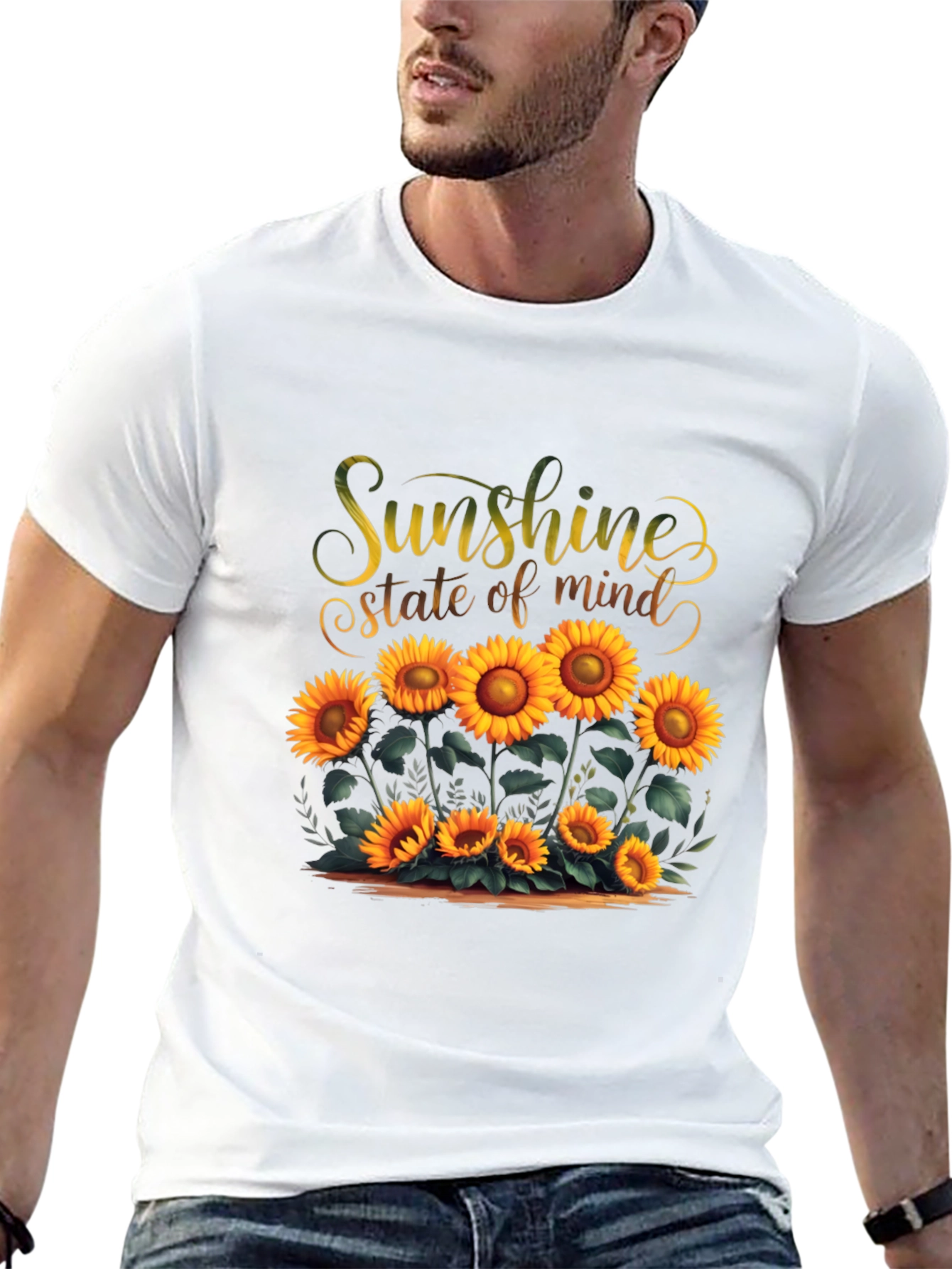 Black Sunshine State of Mind Graphic Tee view 13