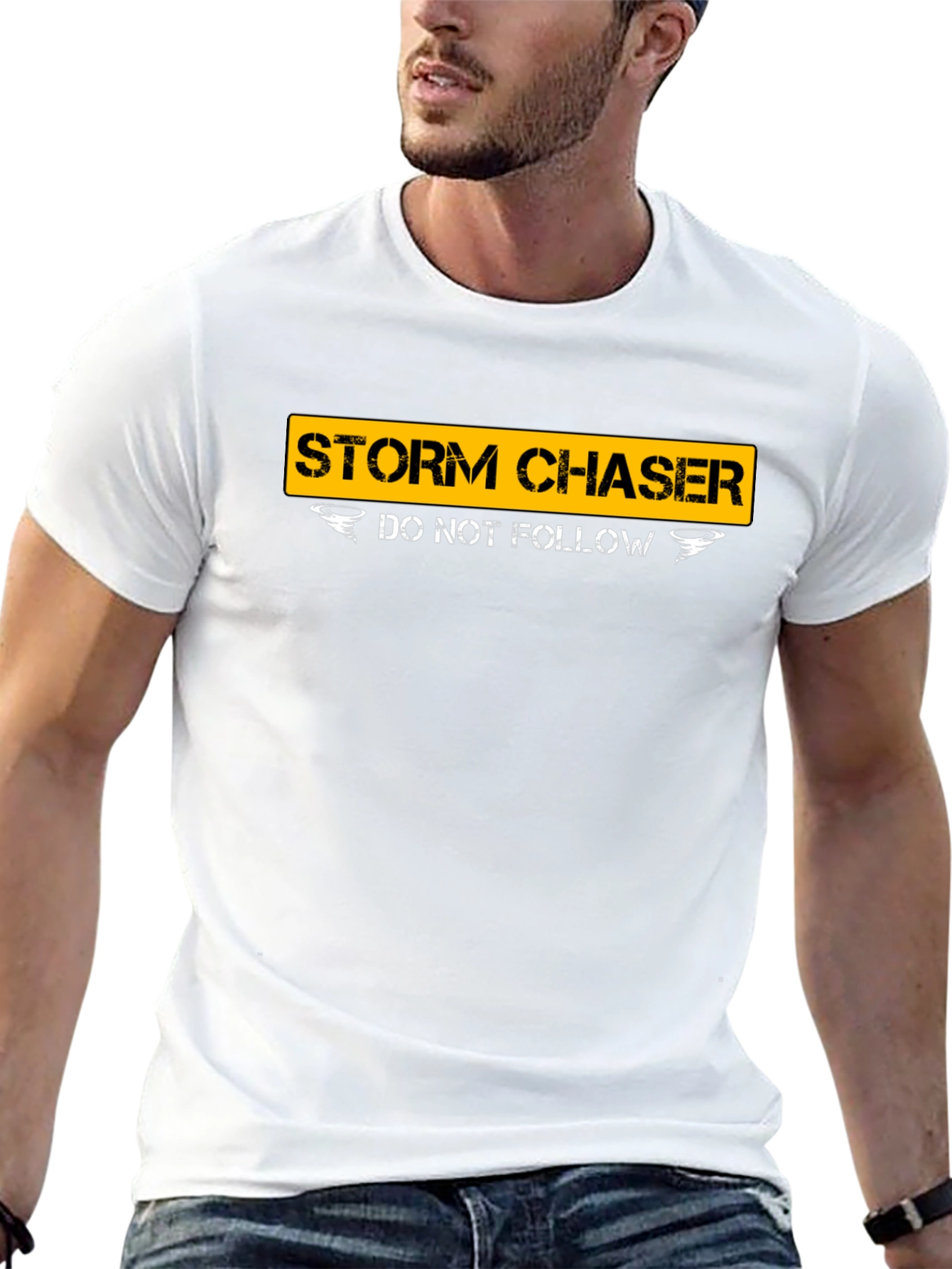 Black Storm Chaser Graphic T-Shirt - Weather Enthusiast Tee view 13