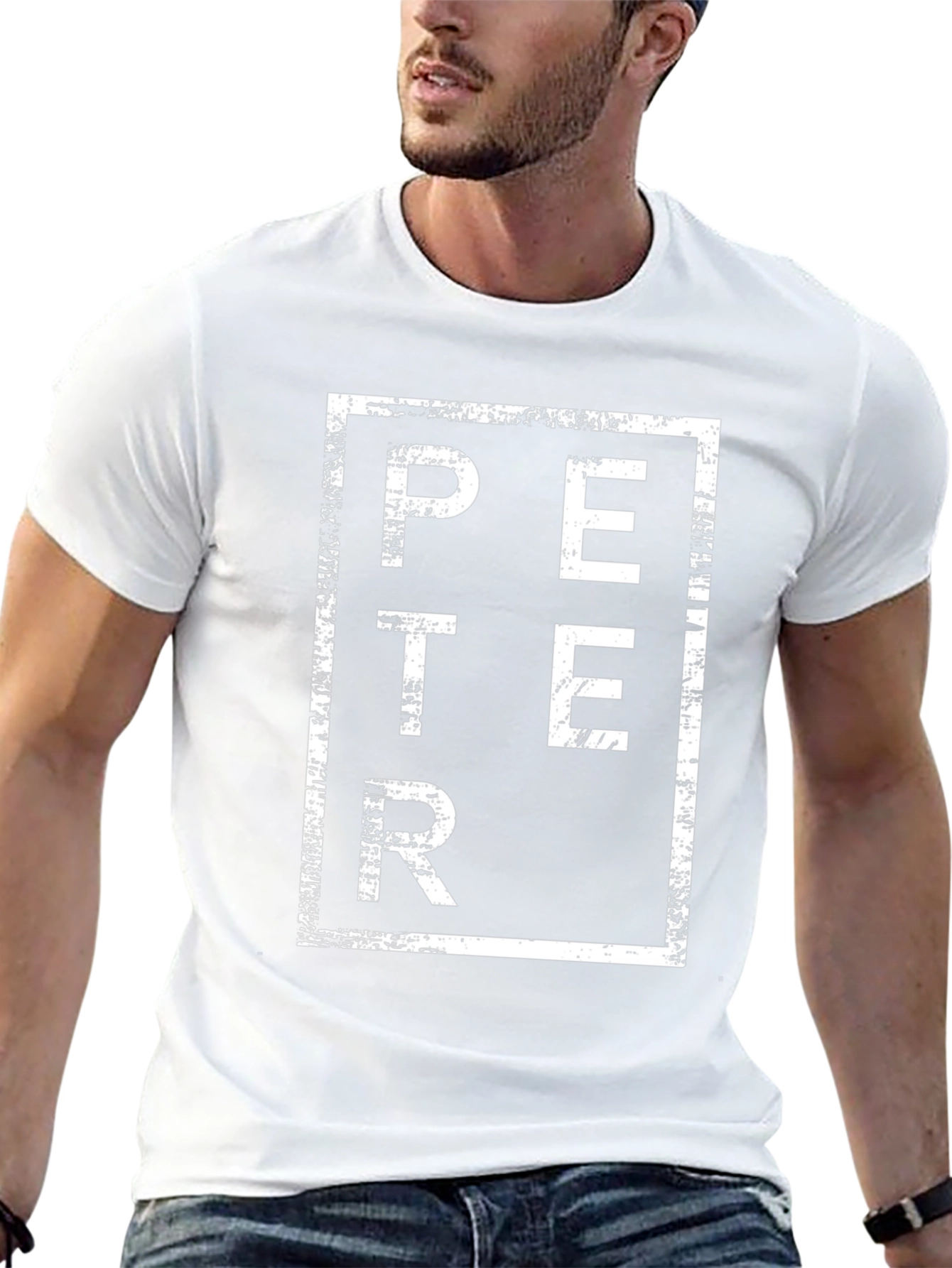 Black Peter Graphic Tee - Black Cotton Blend view 13