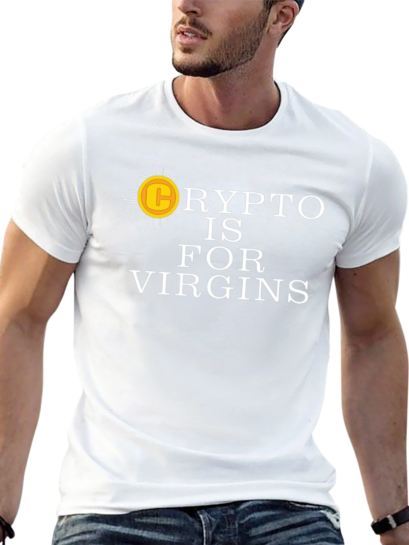 Black Crypto is for Virgins Graphic Tee view 13