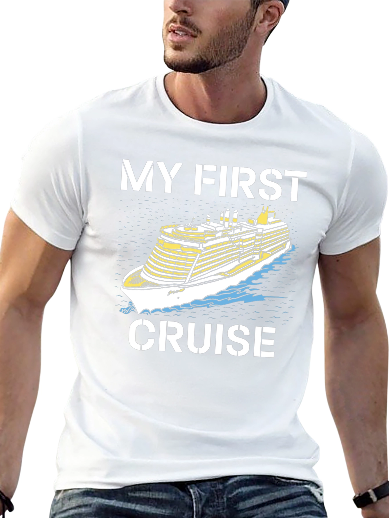 Black My First Cruise T-Shirt - Vacation Souvenir view 13