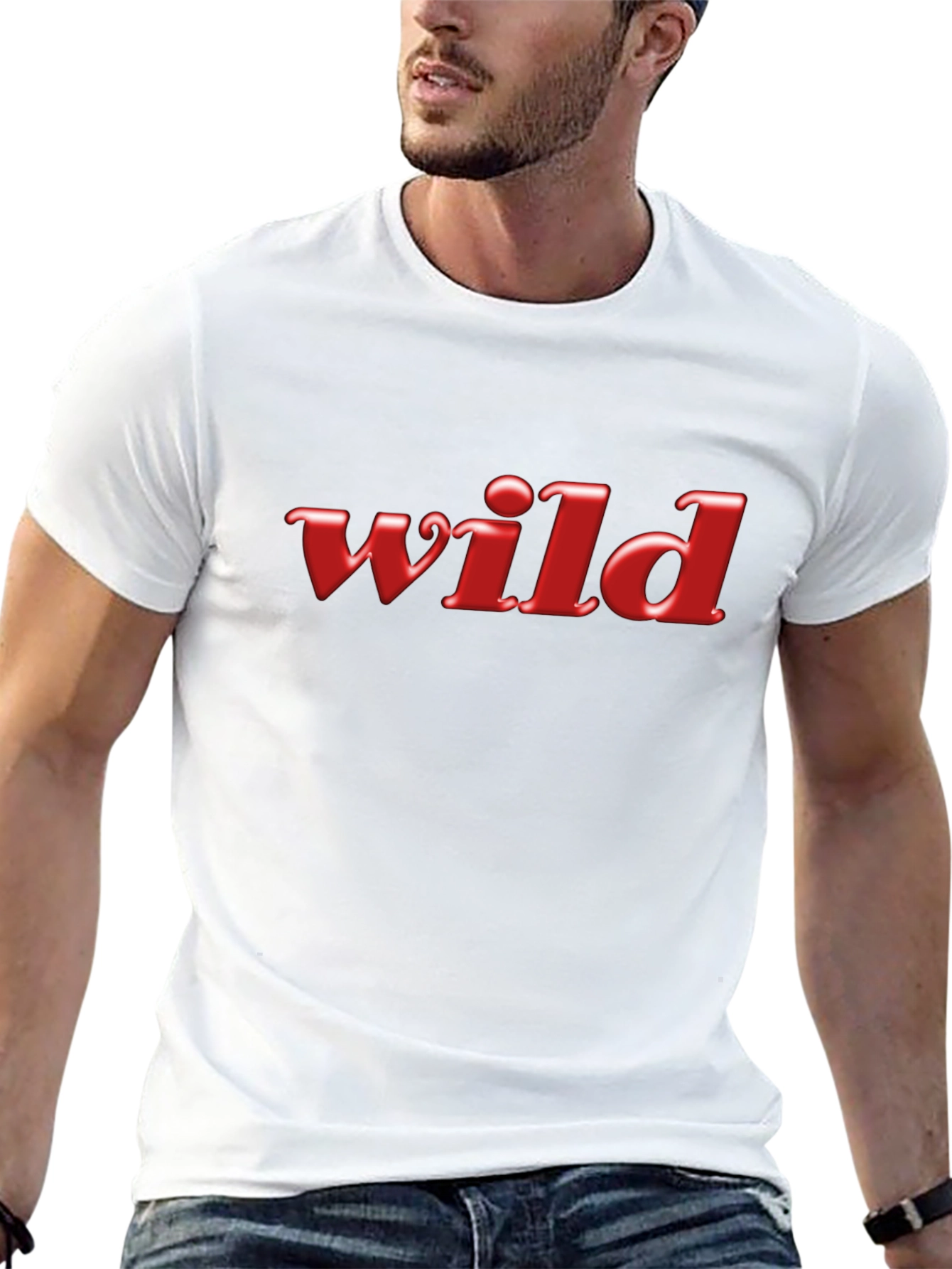 Black Wild Graphic T-Shirt - Bold Statement Tee view 13