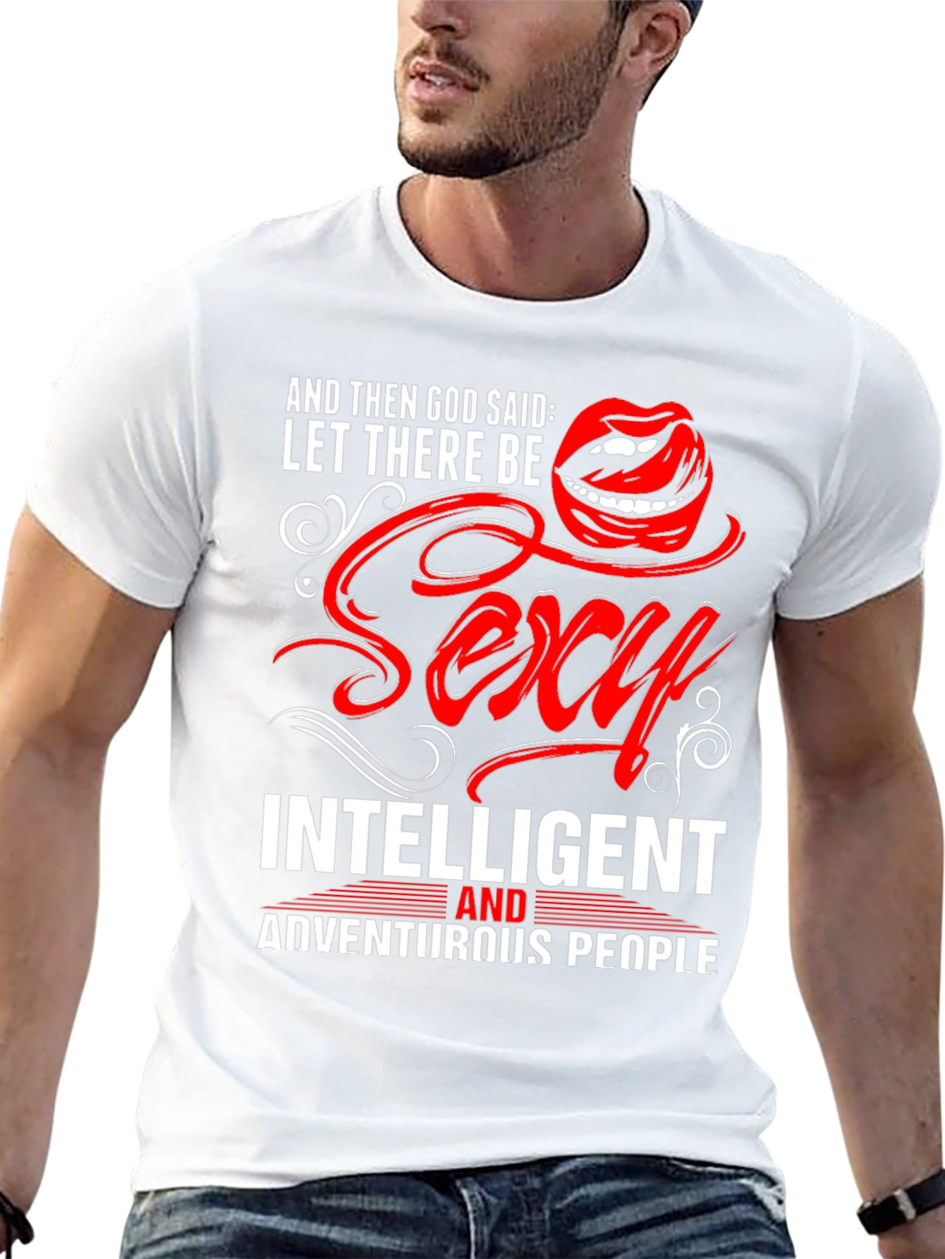 Black Sexy Intelligent Adventurous People T-Shirt view 13