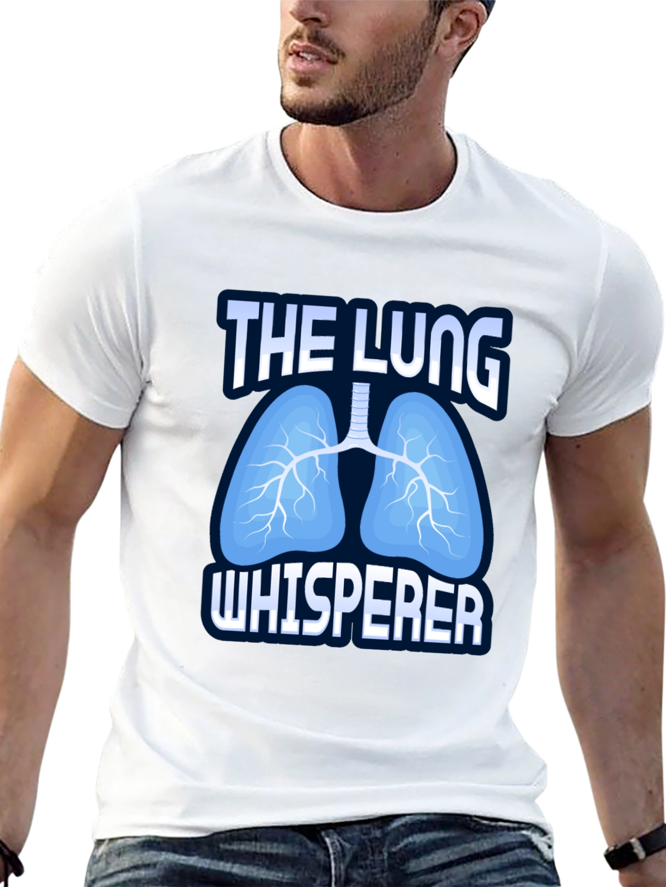 Black The Lung Whisperer T-Shirt - Funny Respiratory Therapist Tee view 13