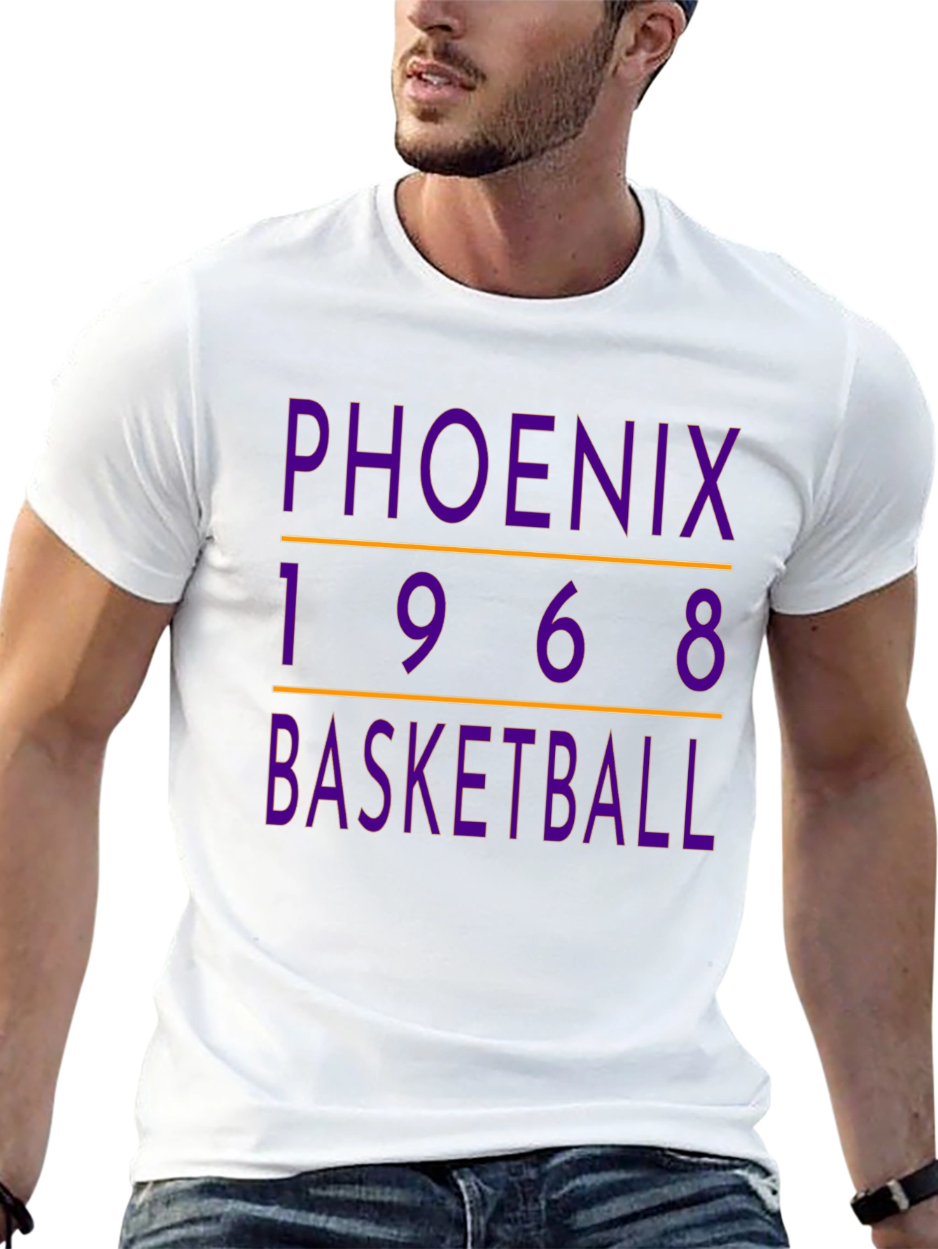 Black Phoenix Basketball 1968 T-Shirt - Retro Sports Tee view 13