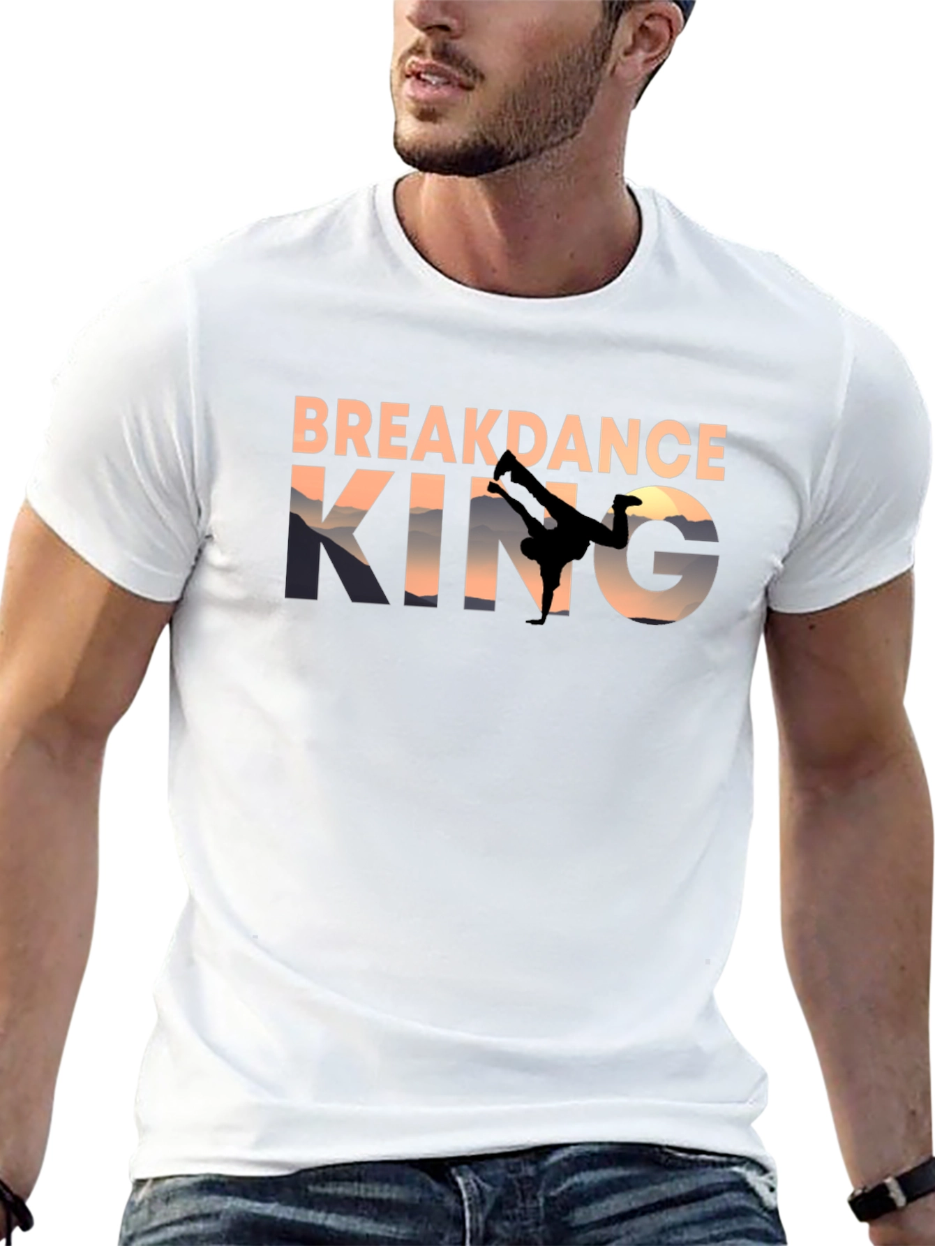 Black Breakdance King T-Shirt view 13