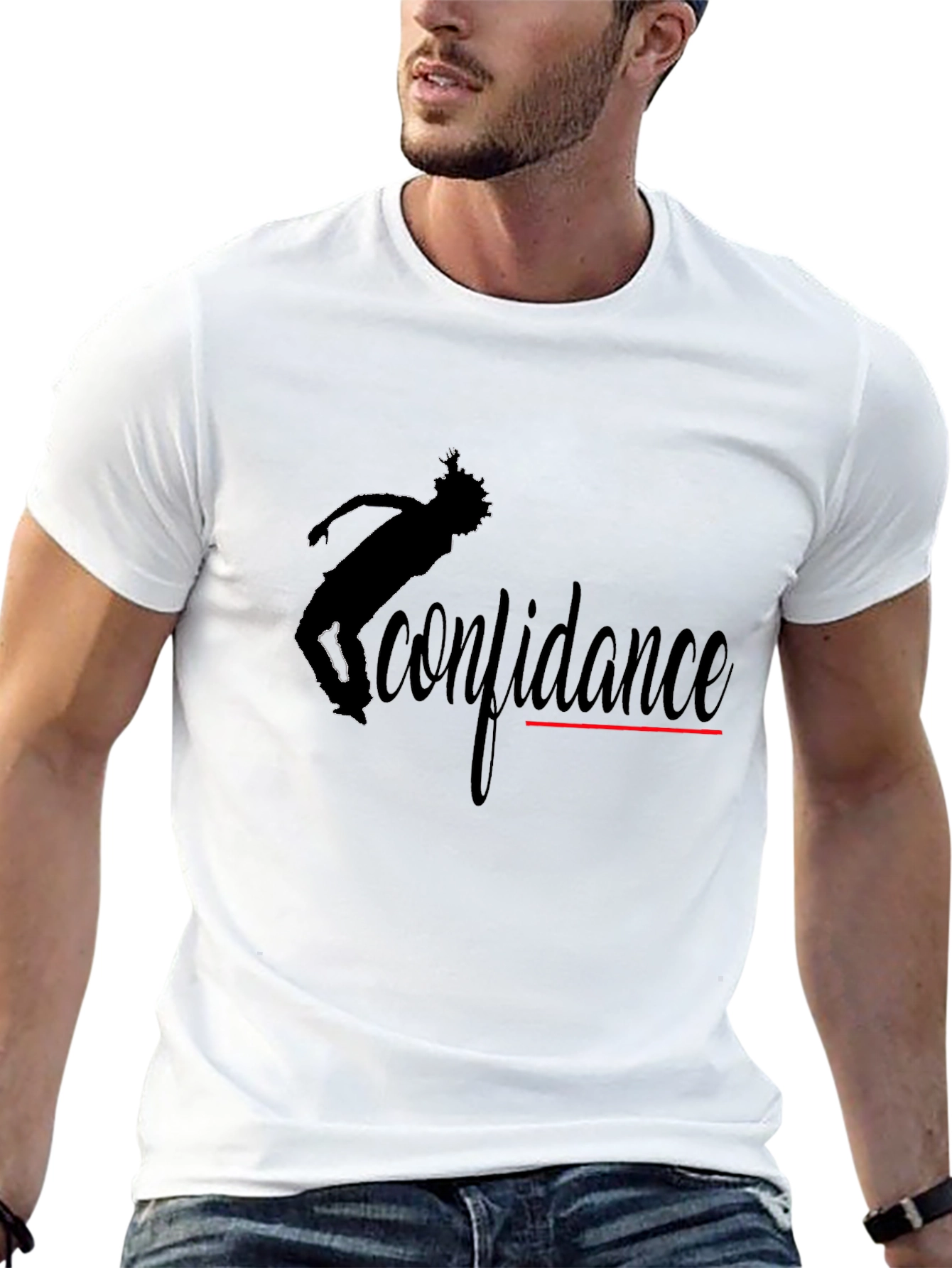 Black Confidence Dancer Black T-Shirt view 13