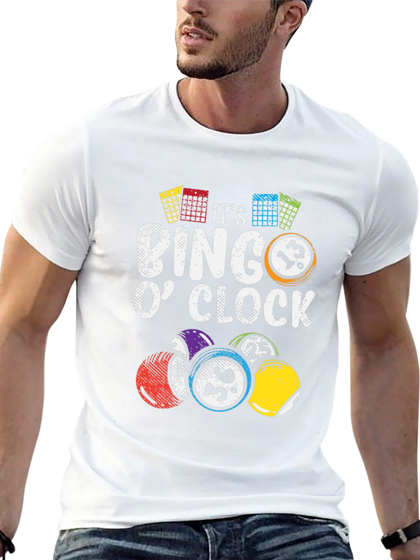 Black It's Bingo O'Clock Graphic Tee view 13