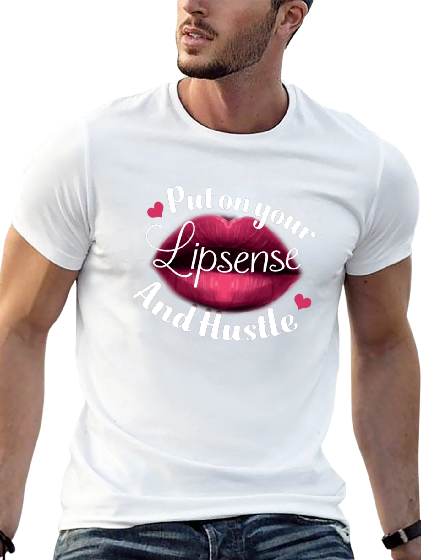 Black Lipsense Hustle Graphic Tee view 13