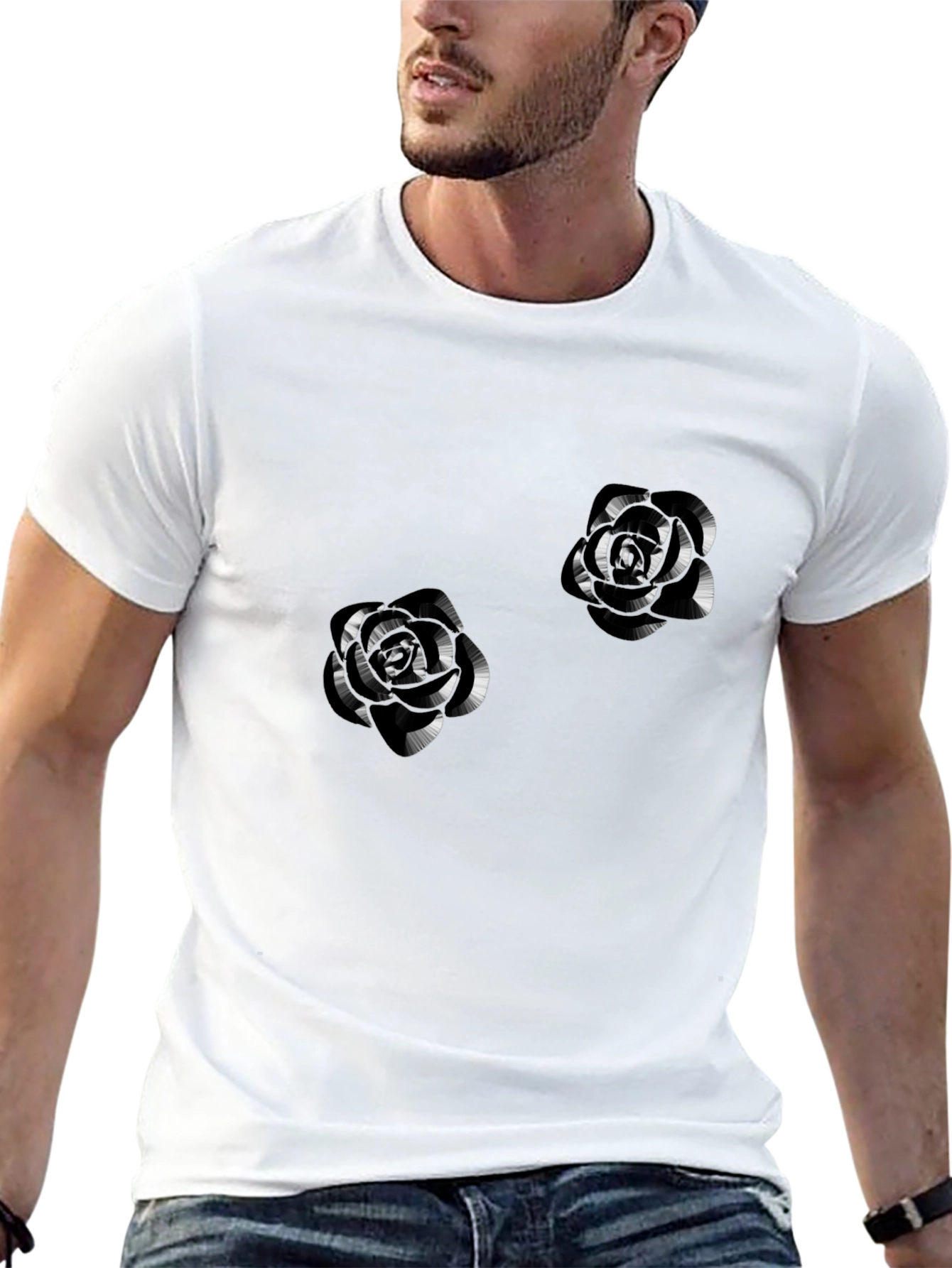 Black Rose Graphic Tee - Modern Style - 13
