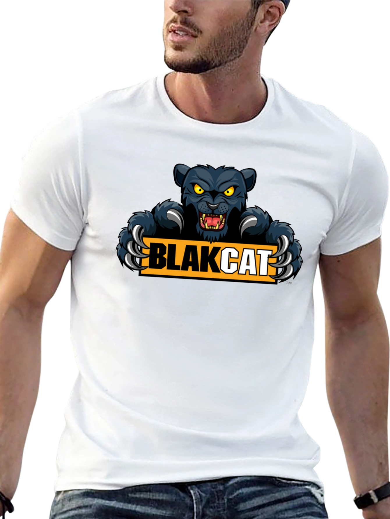 Black Blakcat Graphic T-Shirt view 13