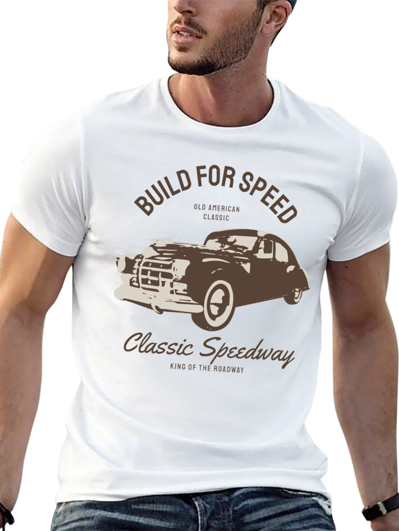 Black Classic Speedway Graphic T-Shirt view 13