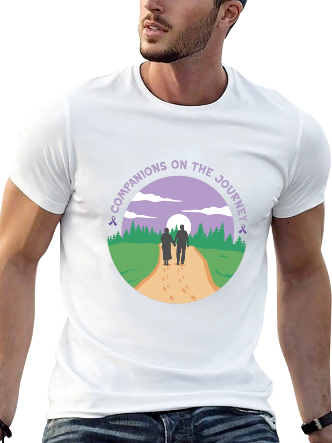Black Companions on the Journey Graphic T-Shirt view 13