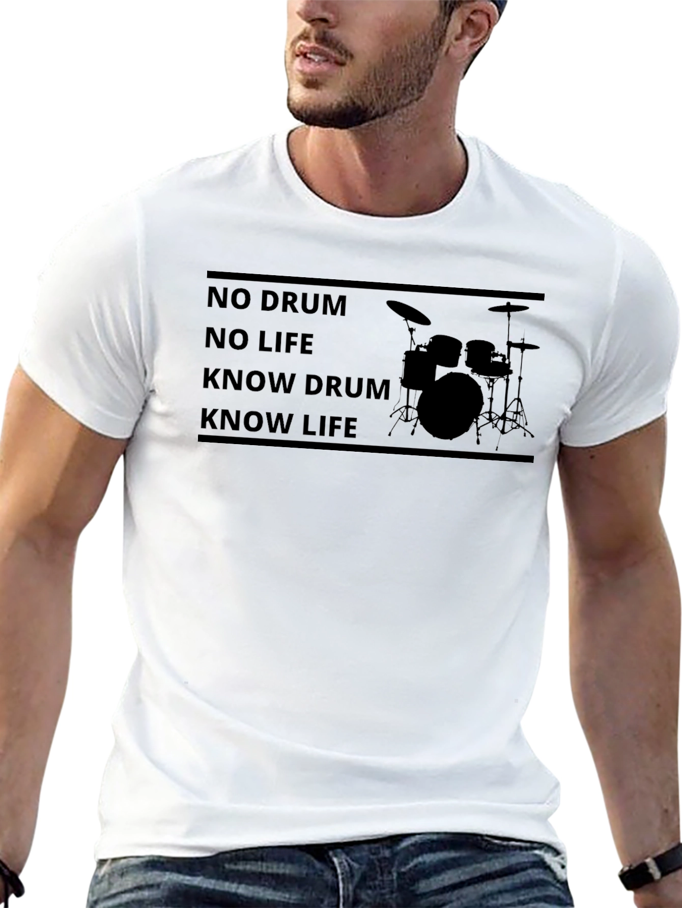 Drummer T-Shirt - No Drum No Life - 13