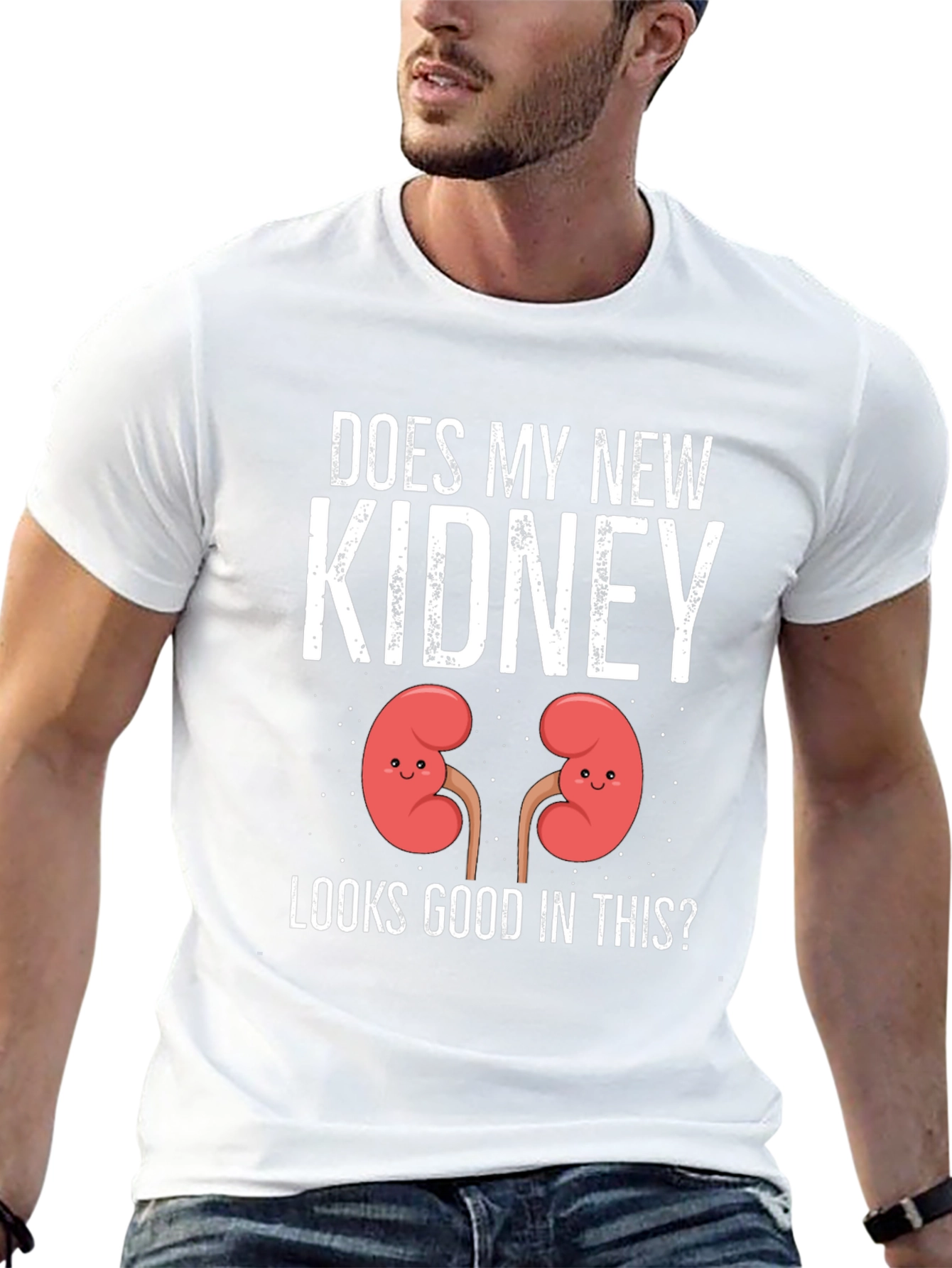 Black Funny Kidney Transplant T-Shirt view 13