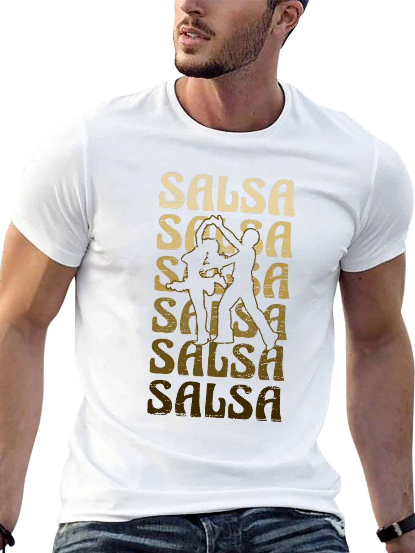 Black Salsa Dance T-Shirt view 13