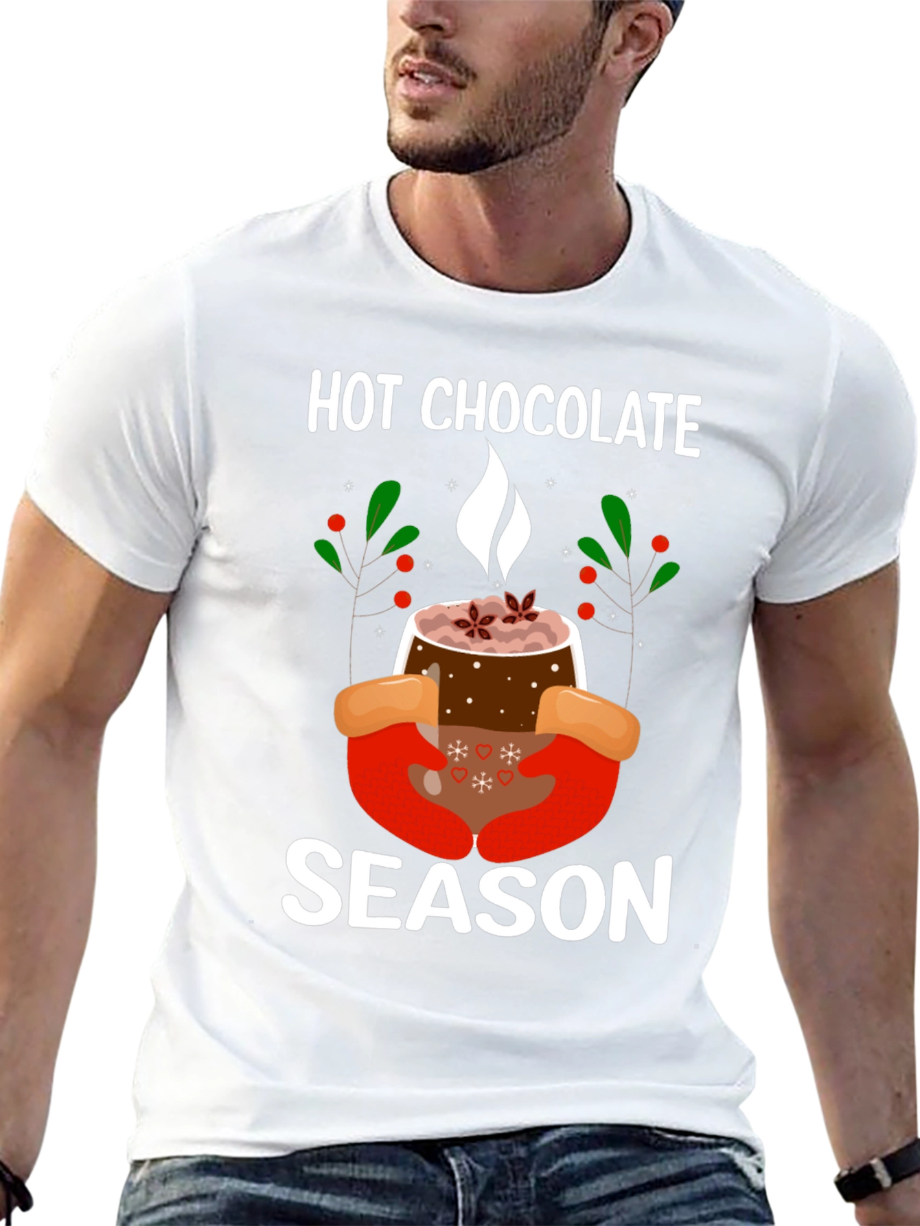Black Hot Chocolate Season T-Shirt view 13