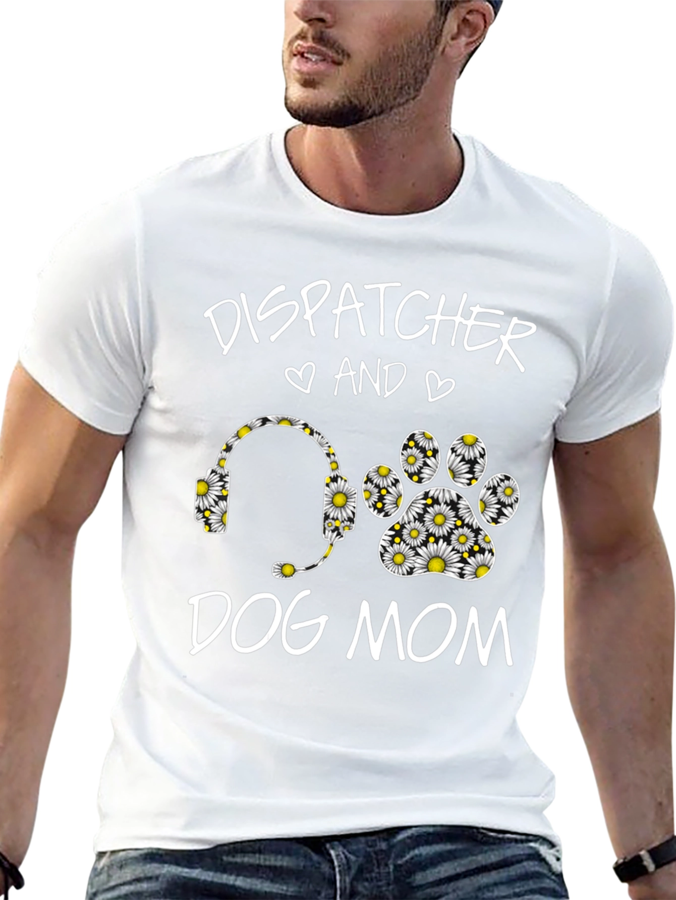 Dispatcher Dog Mom Daisy Graphic Tee - 13